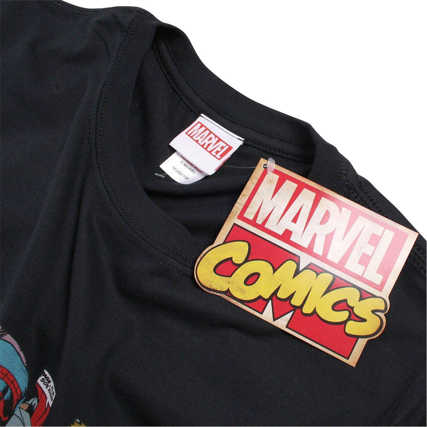 Zwart - Marvel Comics - Logo T-Shirt - 5