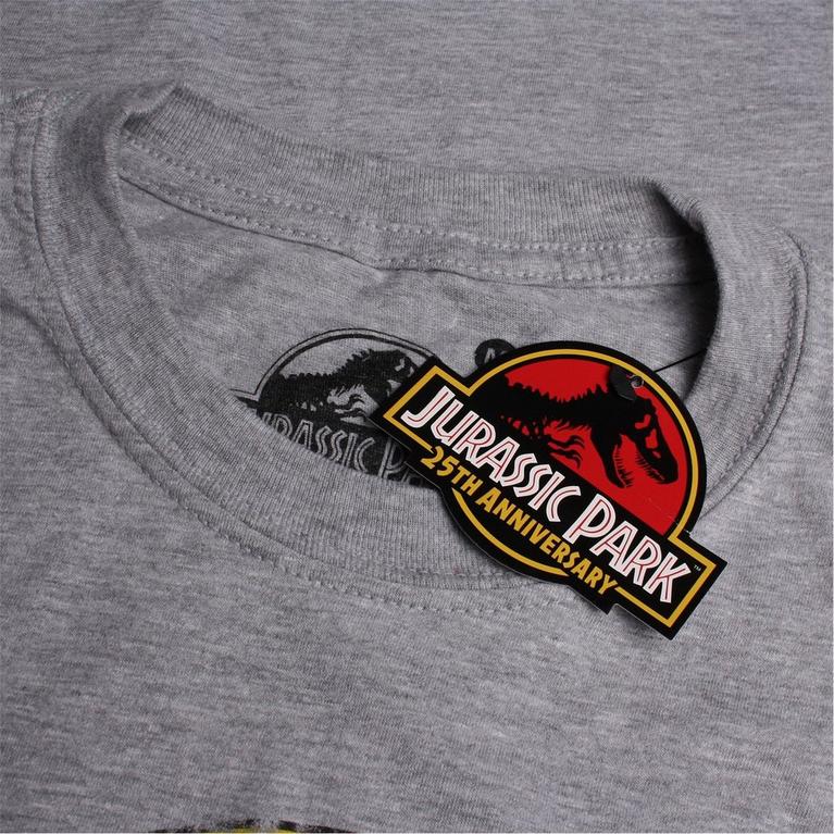 Gris - Jurassic Park - Logo T-Shirt - 5