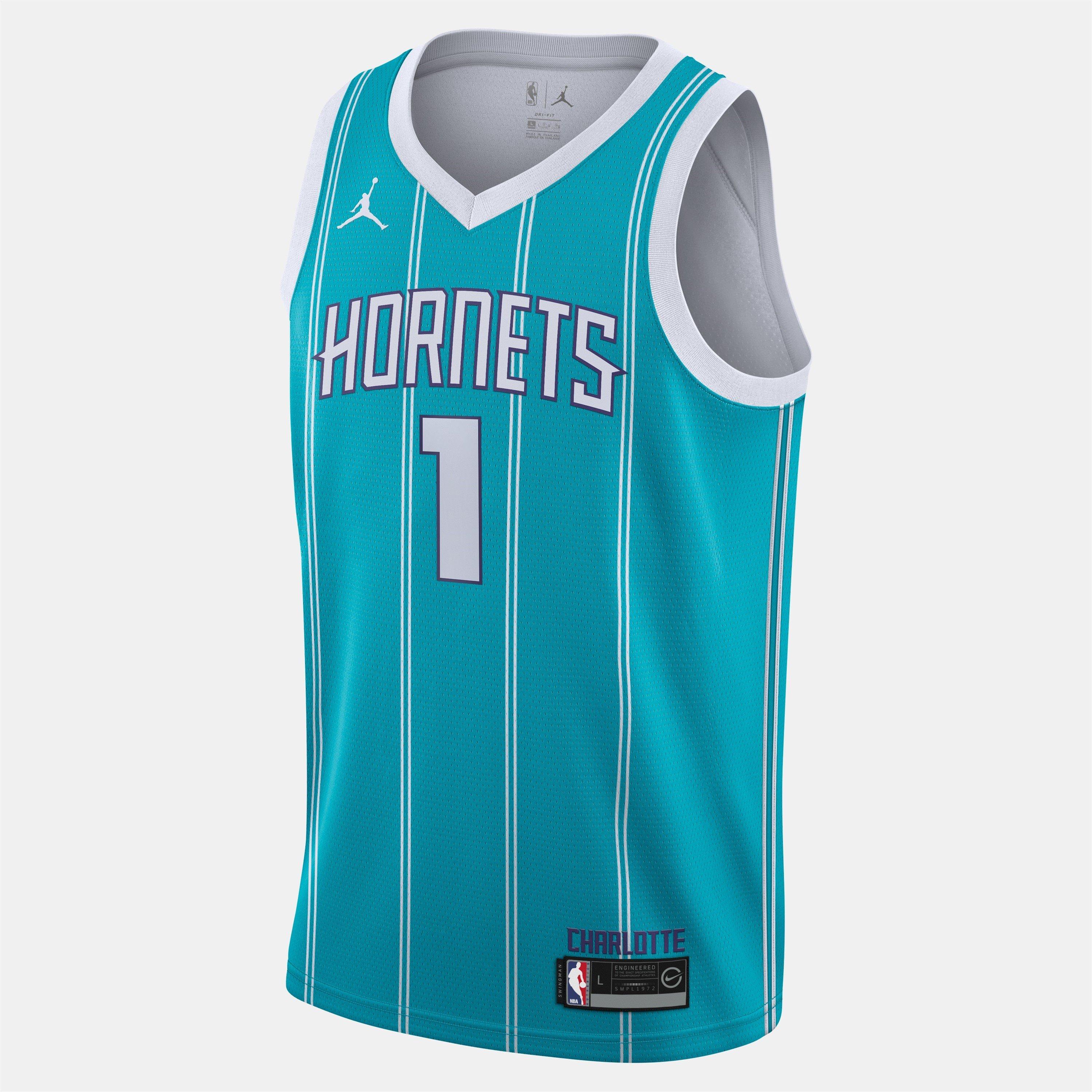 Rapid Teal - Nike - Charlotte Hornets Home Jersey 25/26 Kids - 1