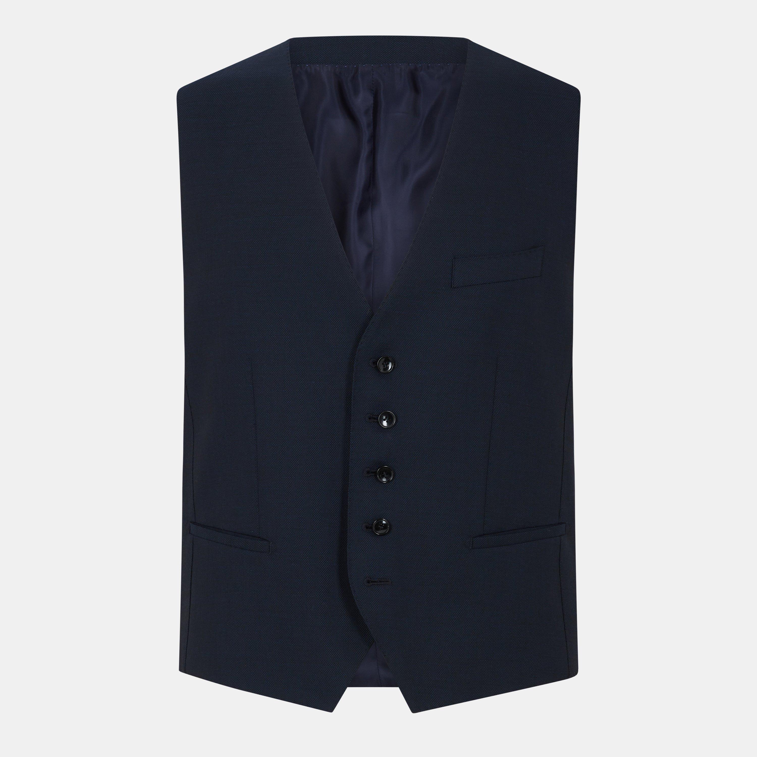 Dark Blue - Boss - Men's Suit - 4