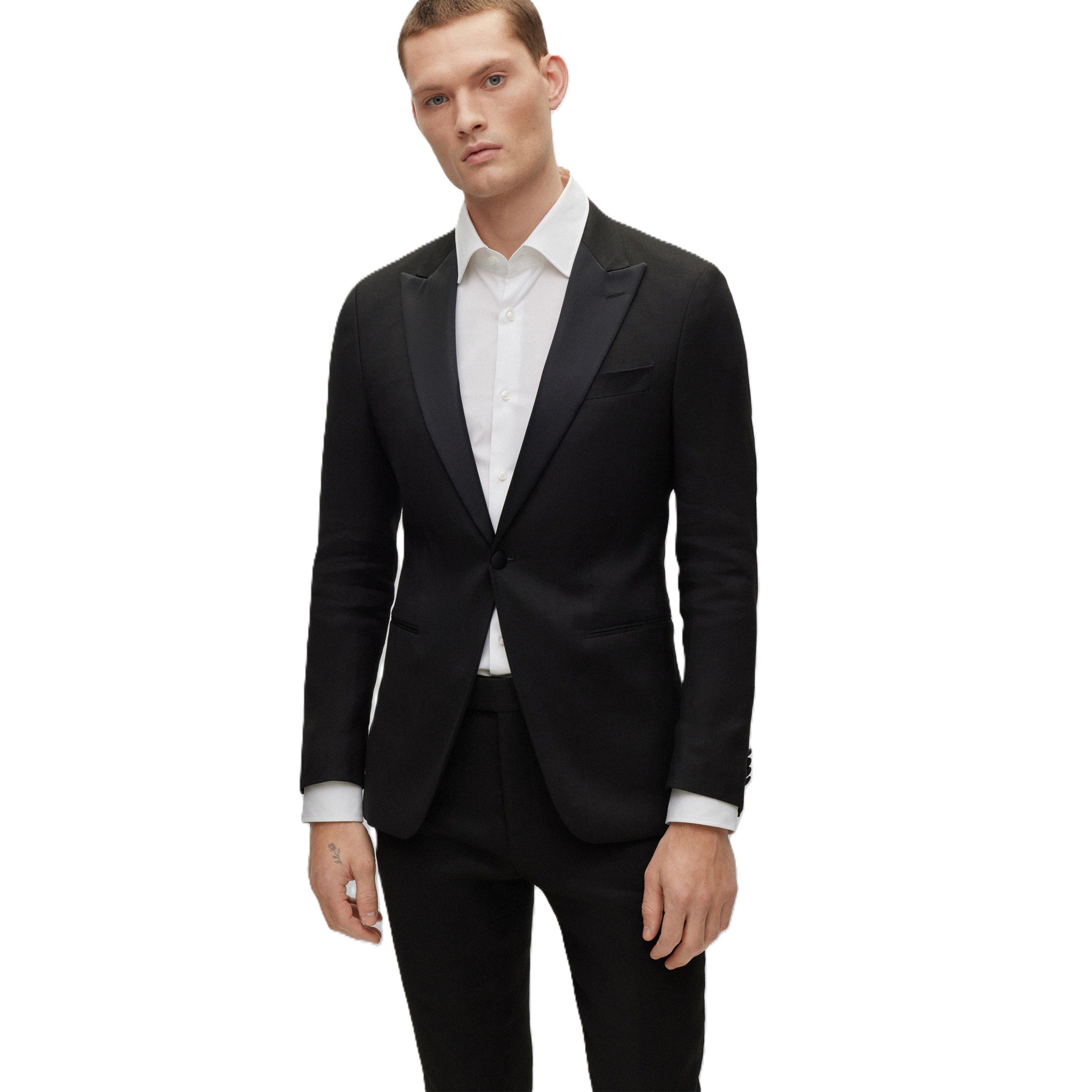 Black - Boss - Men's H Huge Tuxedo Suit - 1