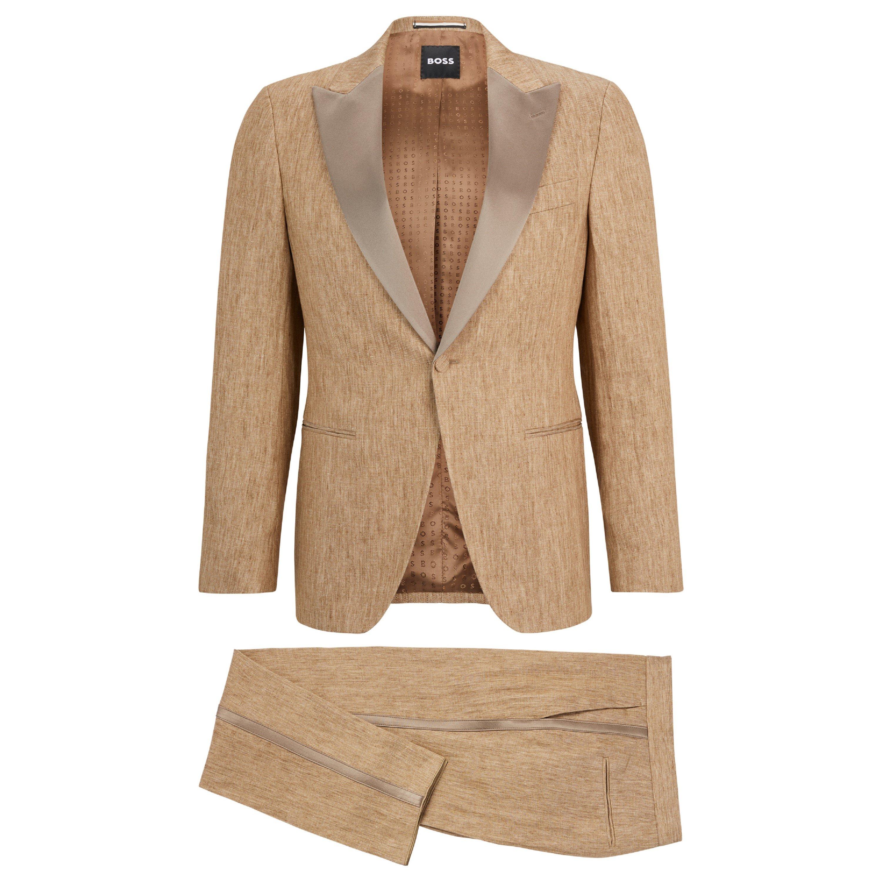 Medium Beige - Boss - Men's Suit - 3