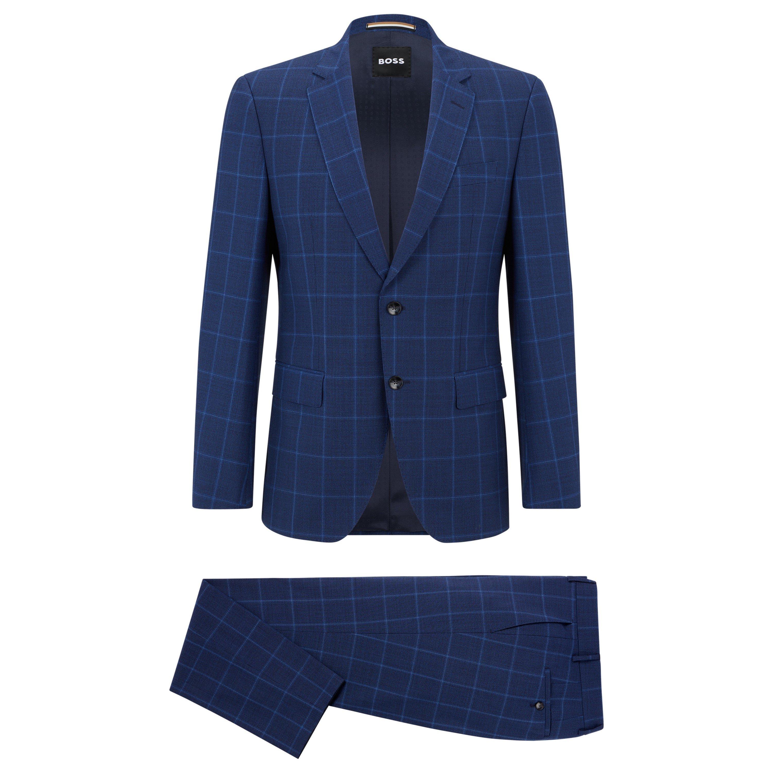 Dark Blue - Boss - Men's H-Huge 2-Piece Suit