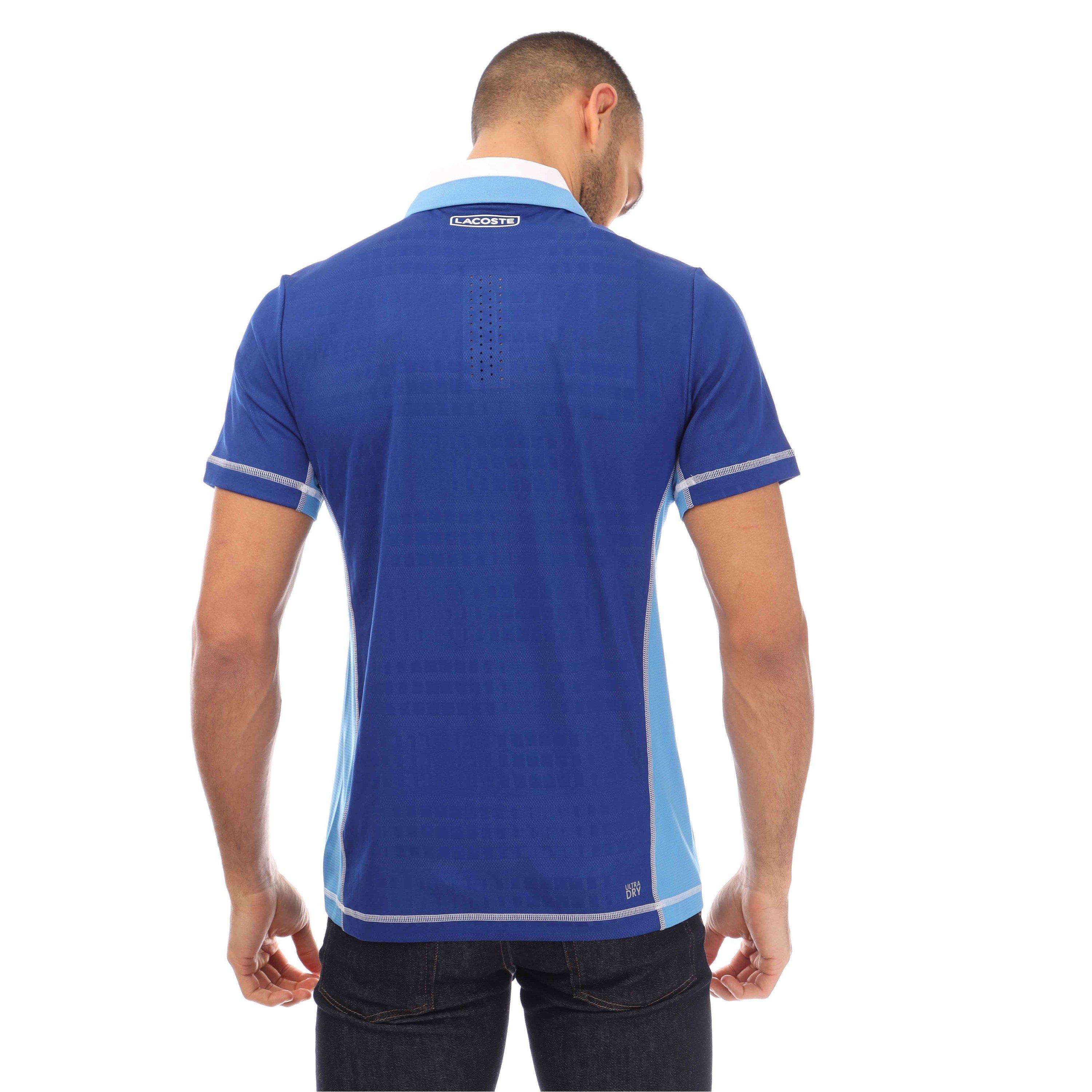 Lacoste Men's Short-Sleeve Performance Polo Shirt Short Sleeve