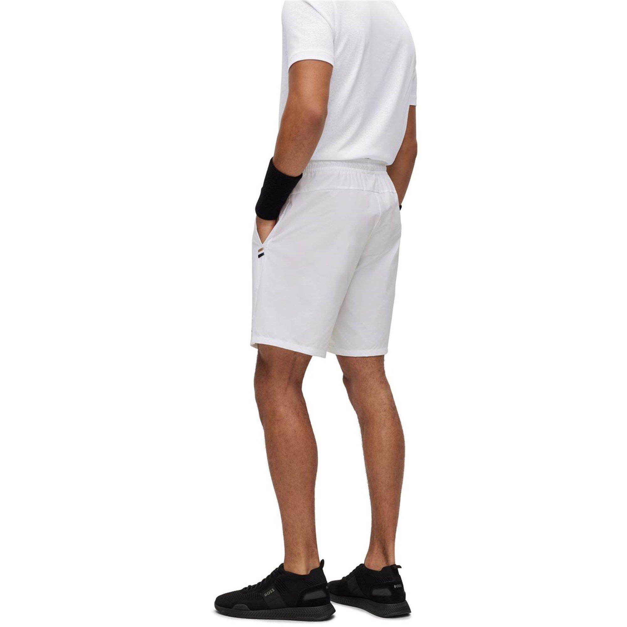 White 100 - Boss - Men's HBG Berrettini 5 Performance Shorts - 3
