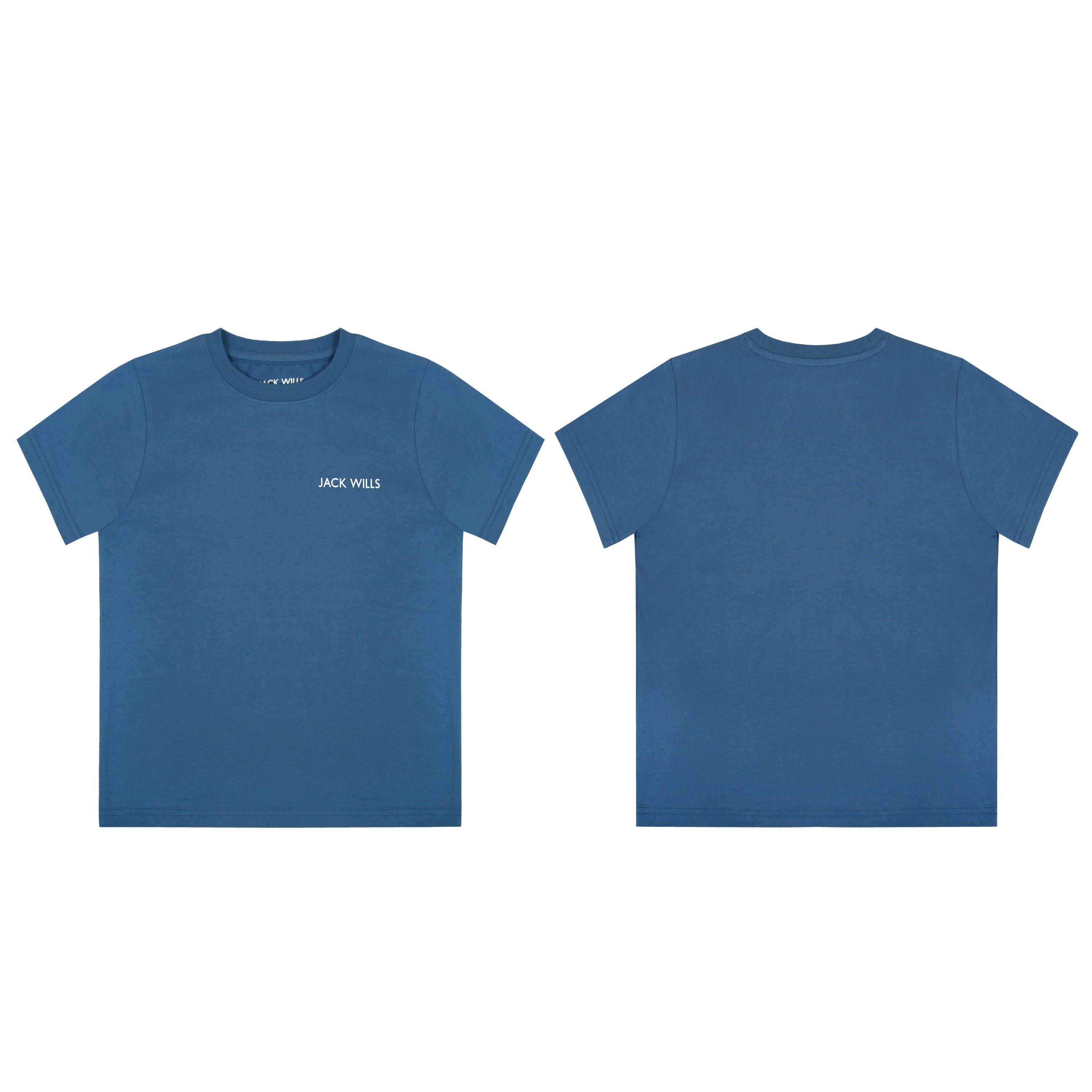 Deep Blue - Jack Wills - Sandleford T-shirt Juniors - 3