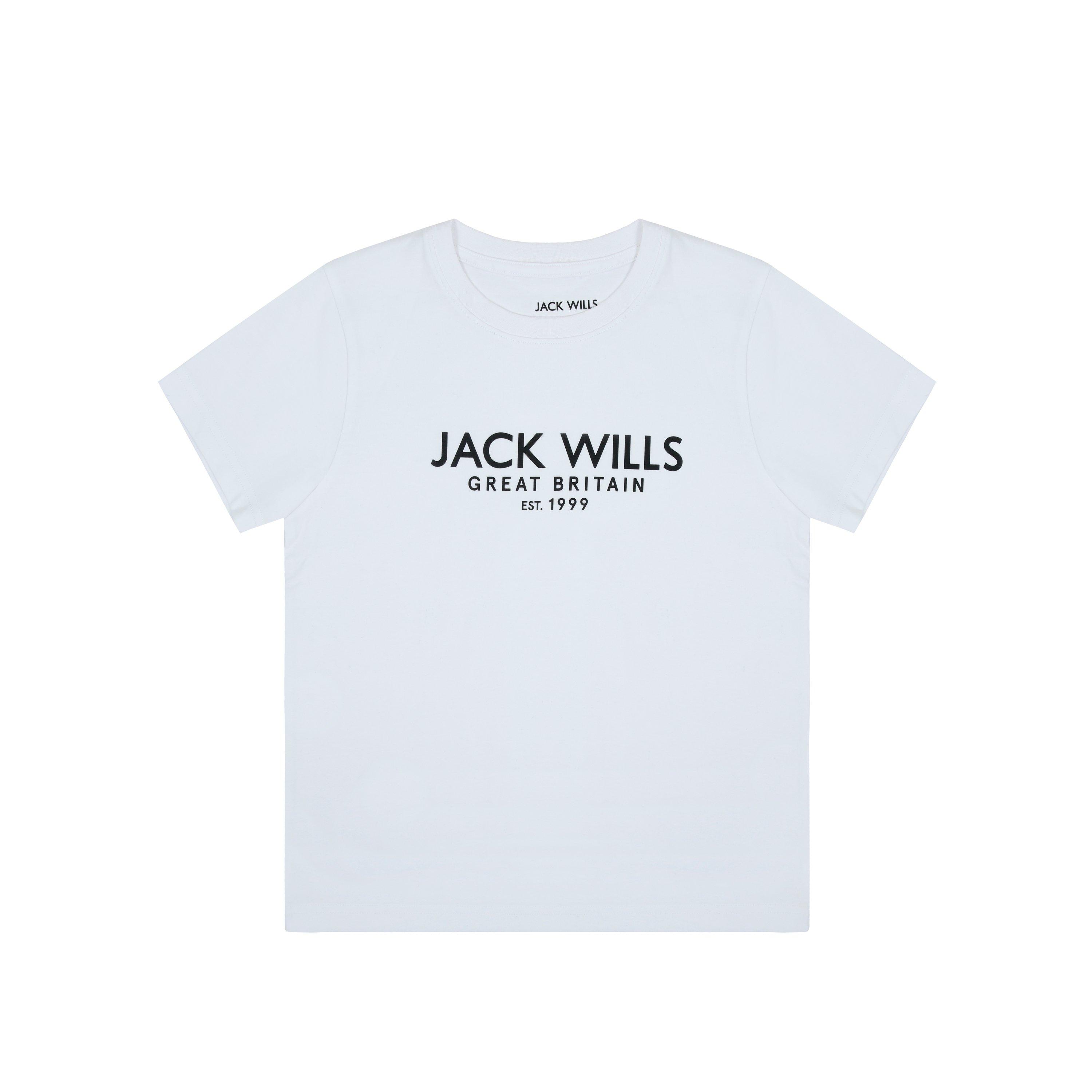 White - Jack Wills - Kids' JW Carnaby Regular Fit T-Shirt - 1
