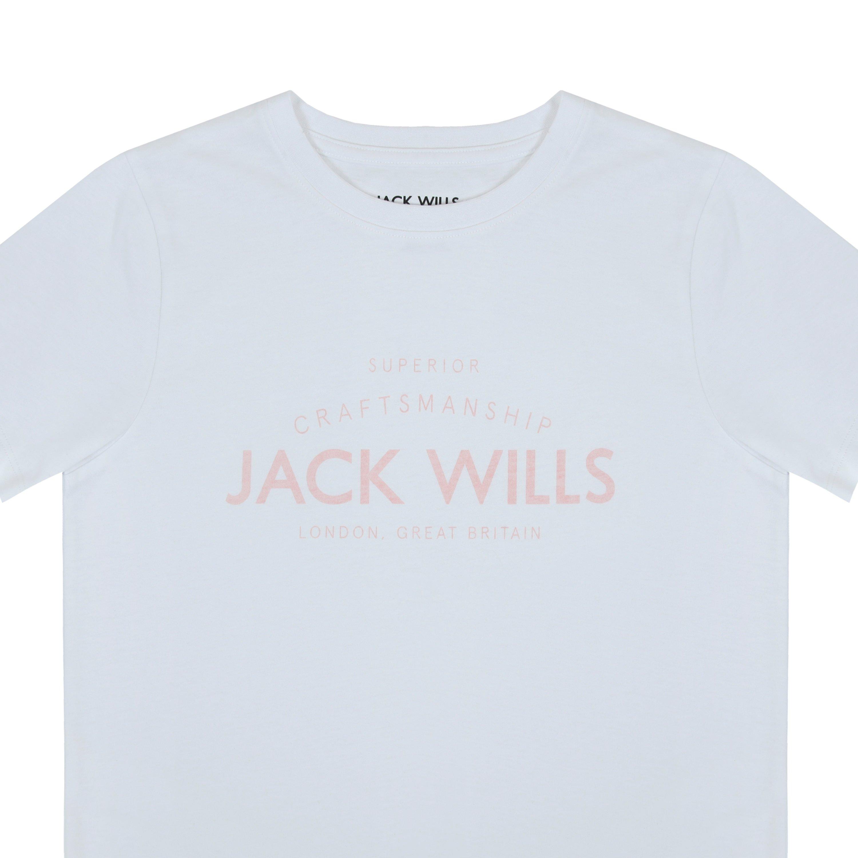 White - Jack Wills - Kids' Forstal Regular Fit T-Shirt - 4