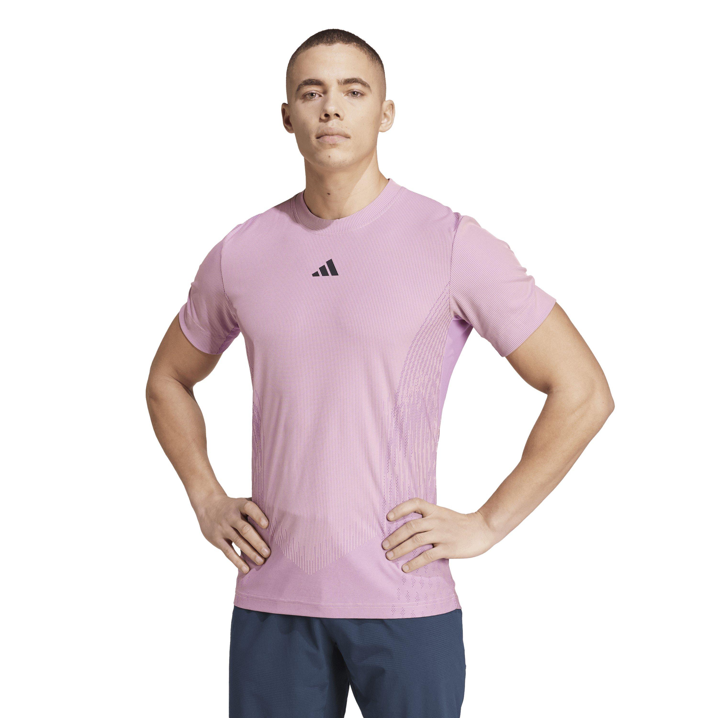 Roze - adidas - Airchil Tee Pro T-Shirt Mens - 2