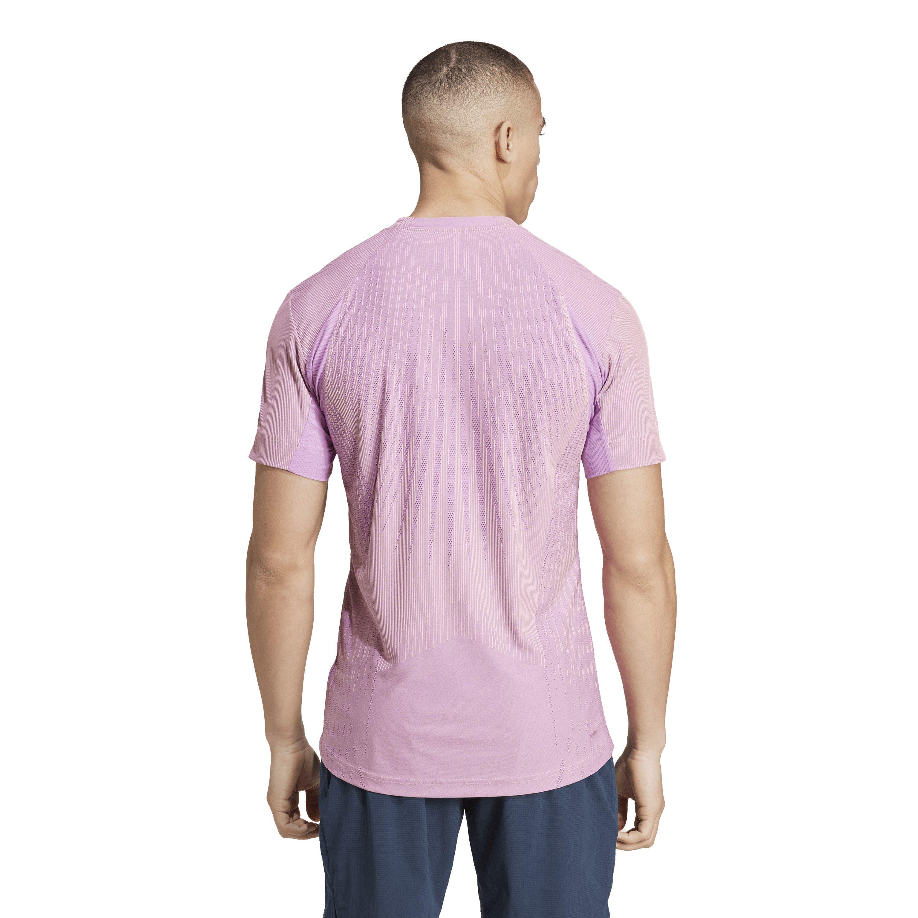 Roze - adidas - Airchil Tee Pro T-Shirt Mens - 3