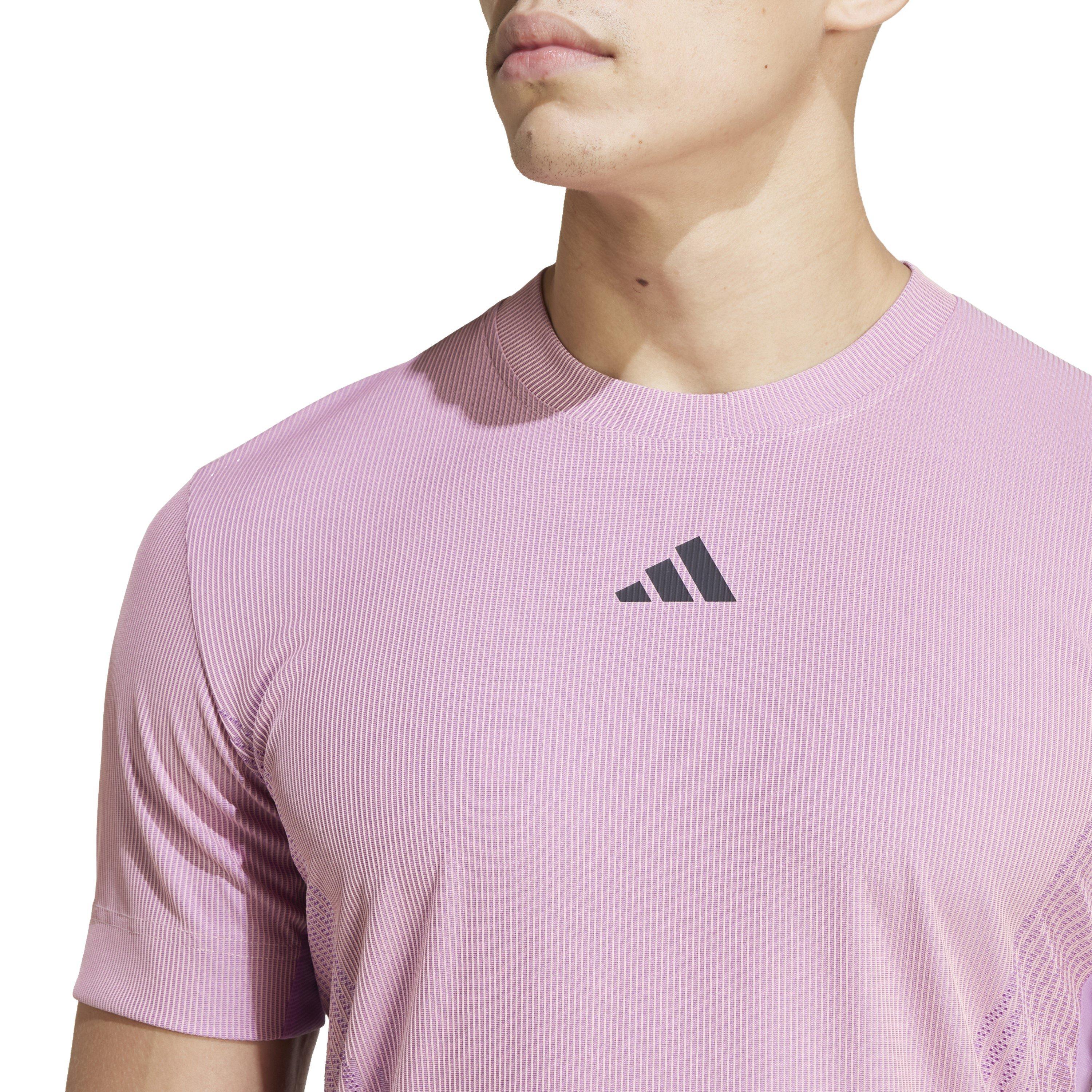 Roze - adidas - Airchil Tee Pro T-Shirt Mens - 4