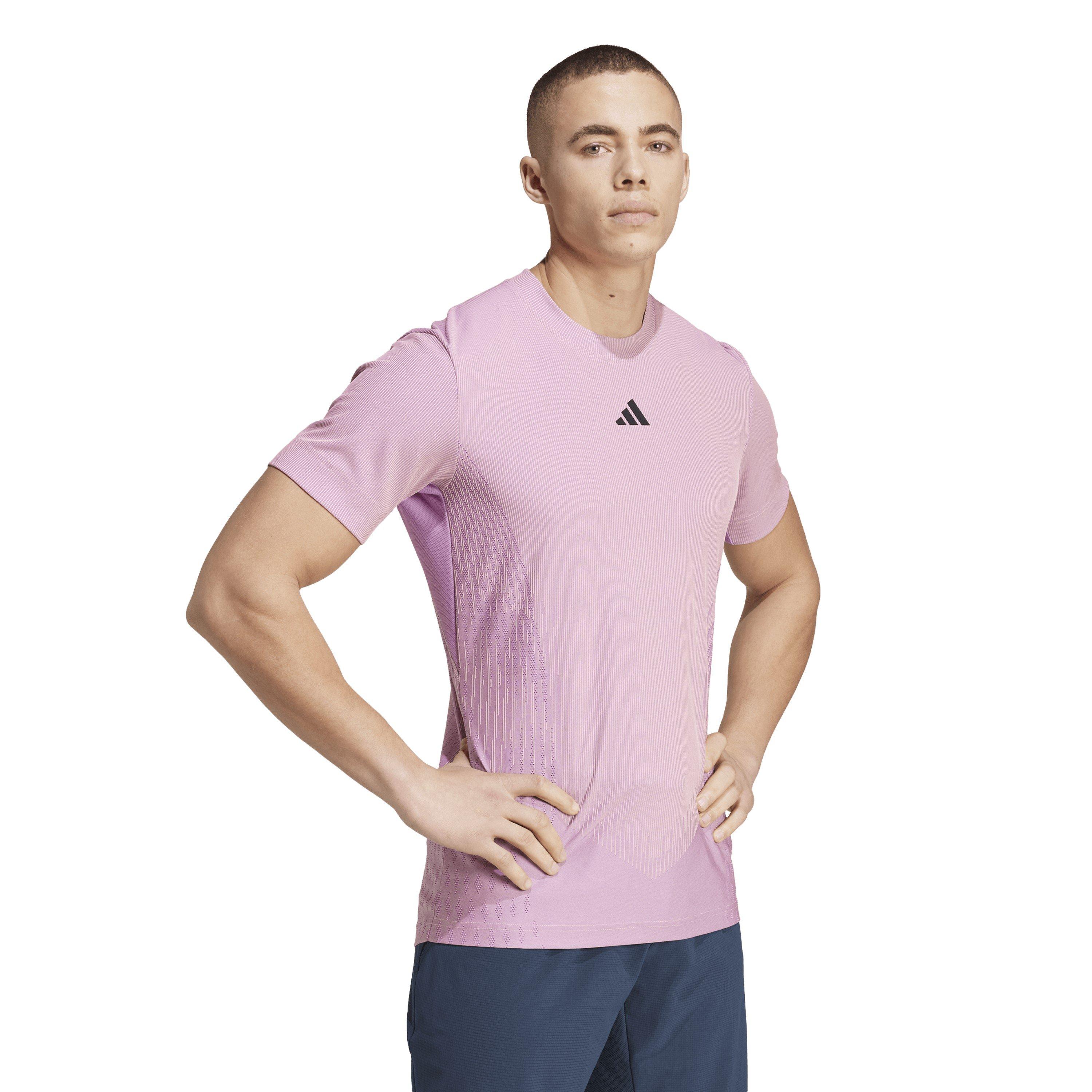 Roze - adidas - Airchil Tee Pro T-Shirt Mens - 6