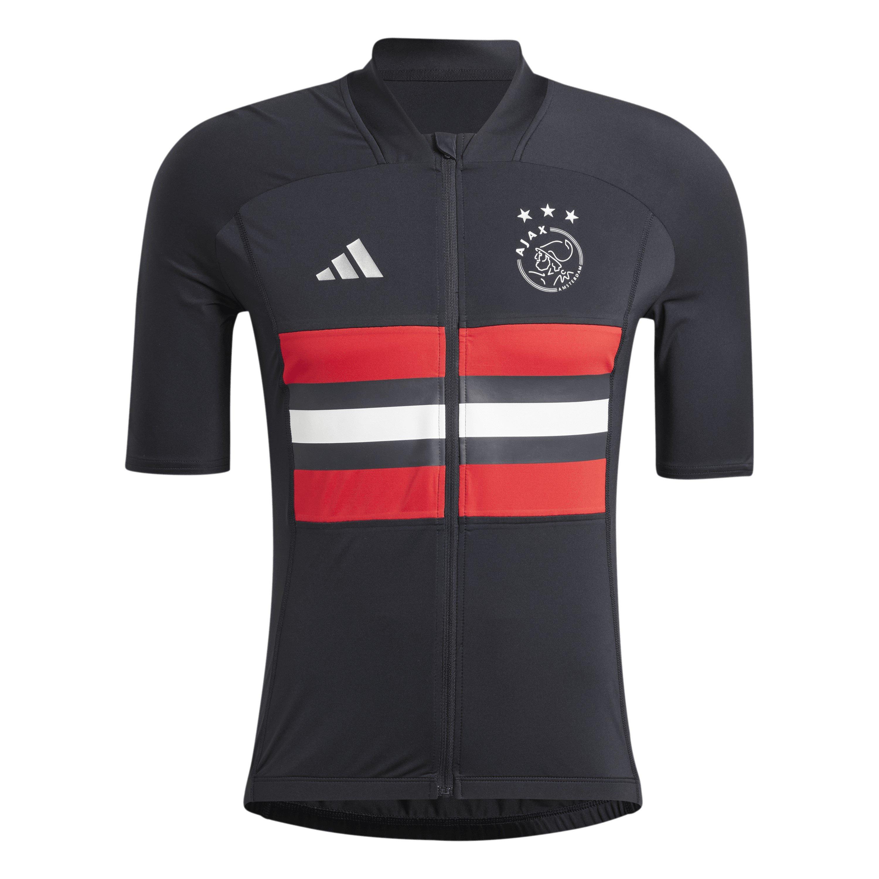 Black - adidas - Ajax Cycling Shirt Mens - 1