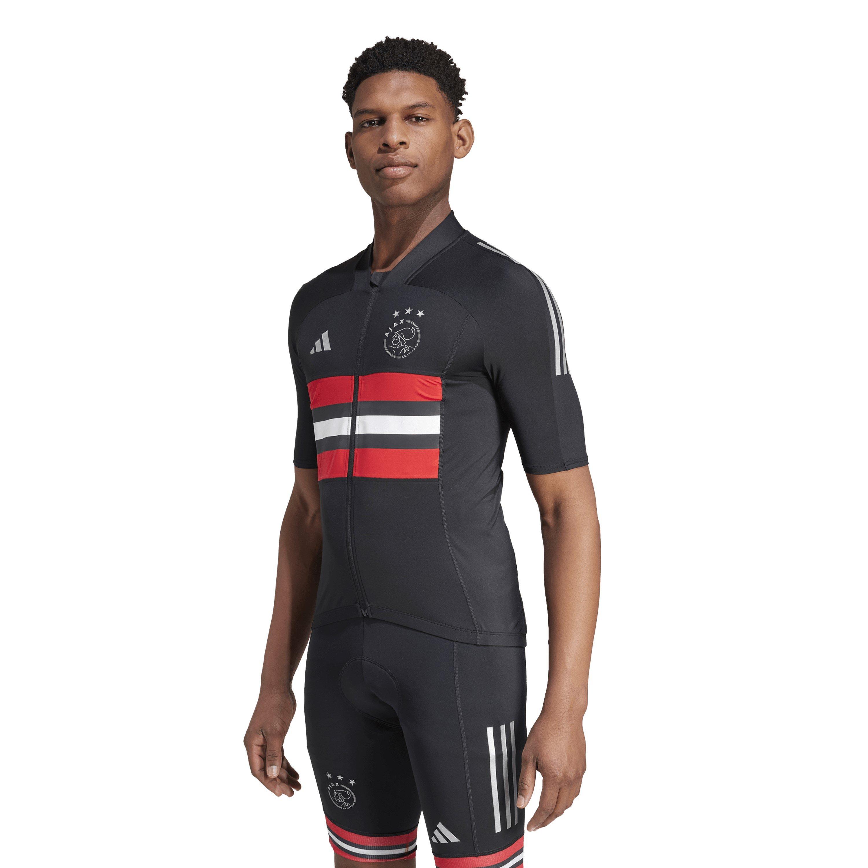 Black - adidas - Ajax Cycling Shirt Mens - 3