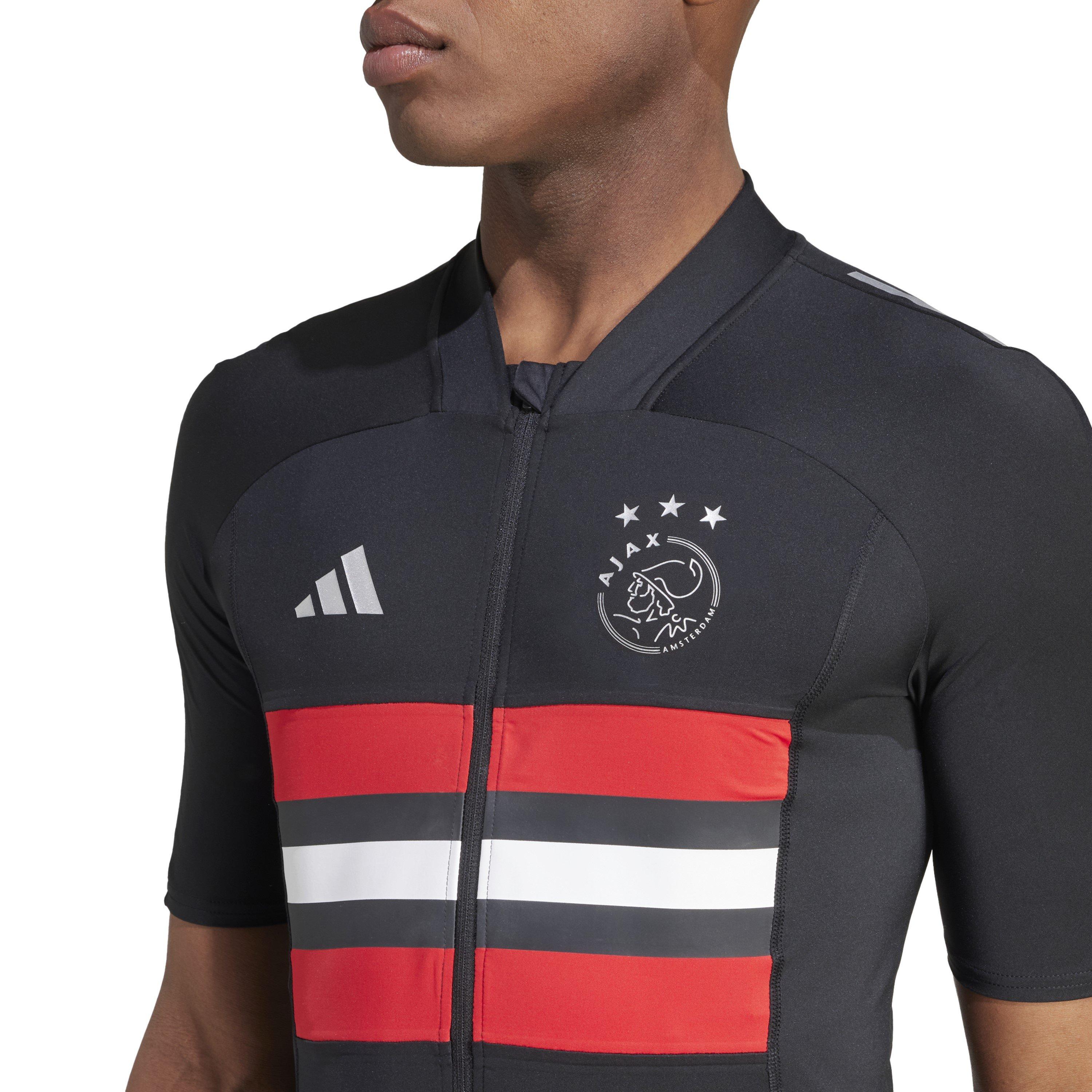 Black - adidas - Ajax Cycling Shirt Mens - 5