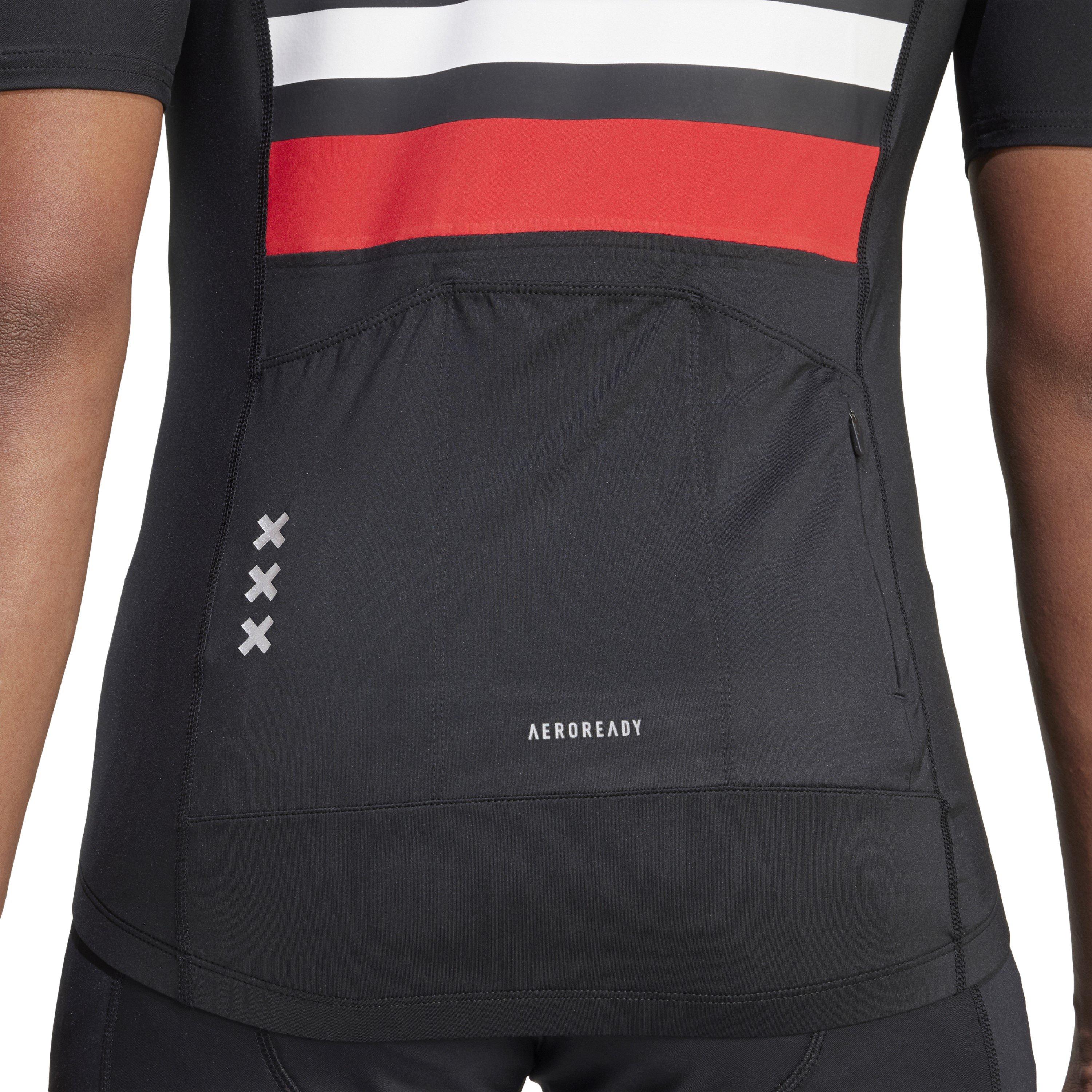 Black - adidas - Ajax Cycling Shirt Mens - 6