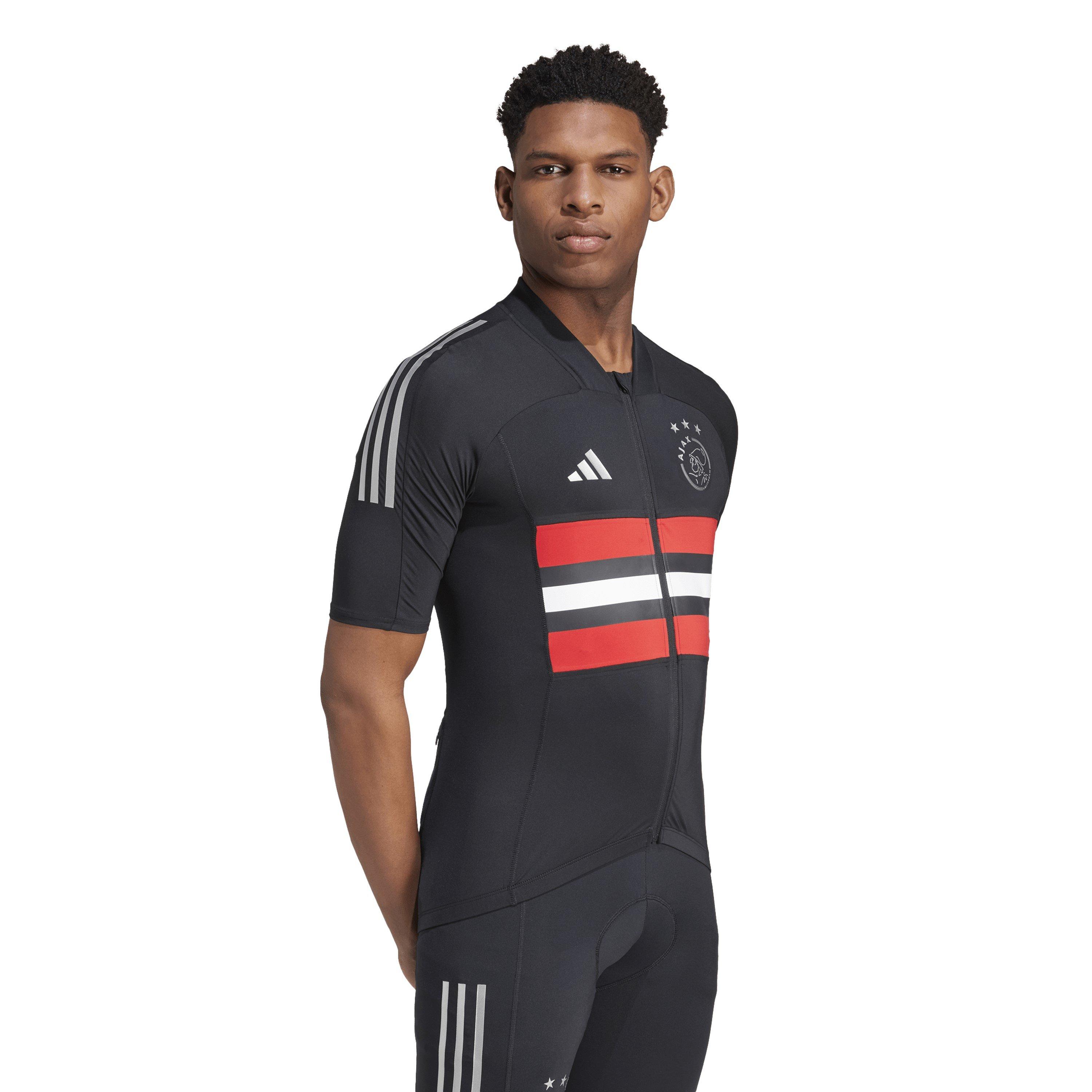 Black - adidas - Ajax Cycling Shirt Mens - 7