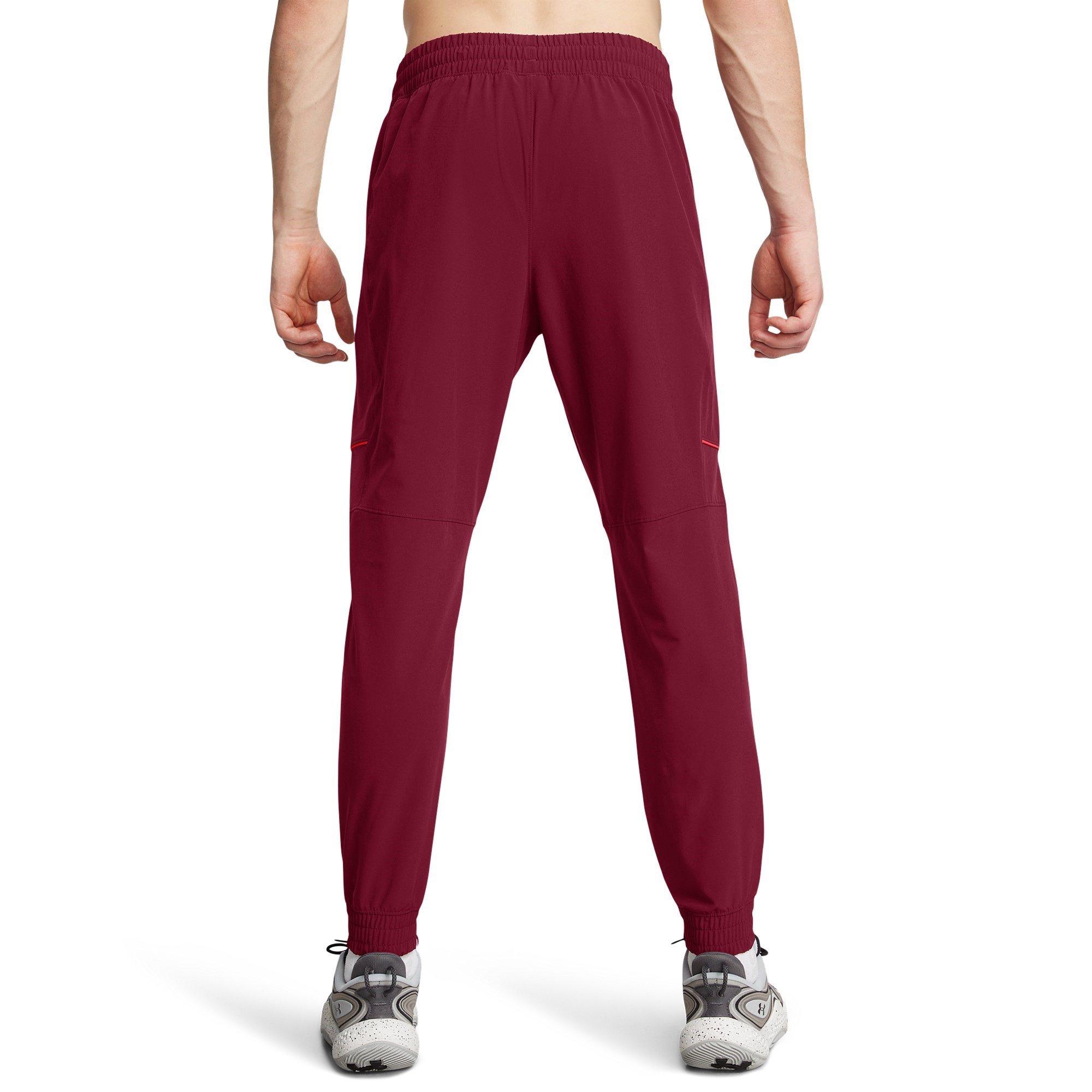 Red - Under Armour - Armour Ua Baseline Woven Pant Tracksuit Bottom Mens - 4