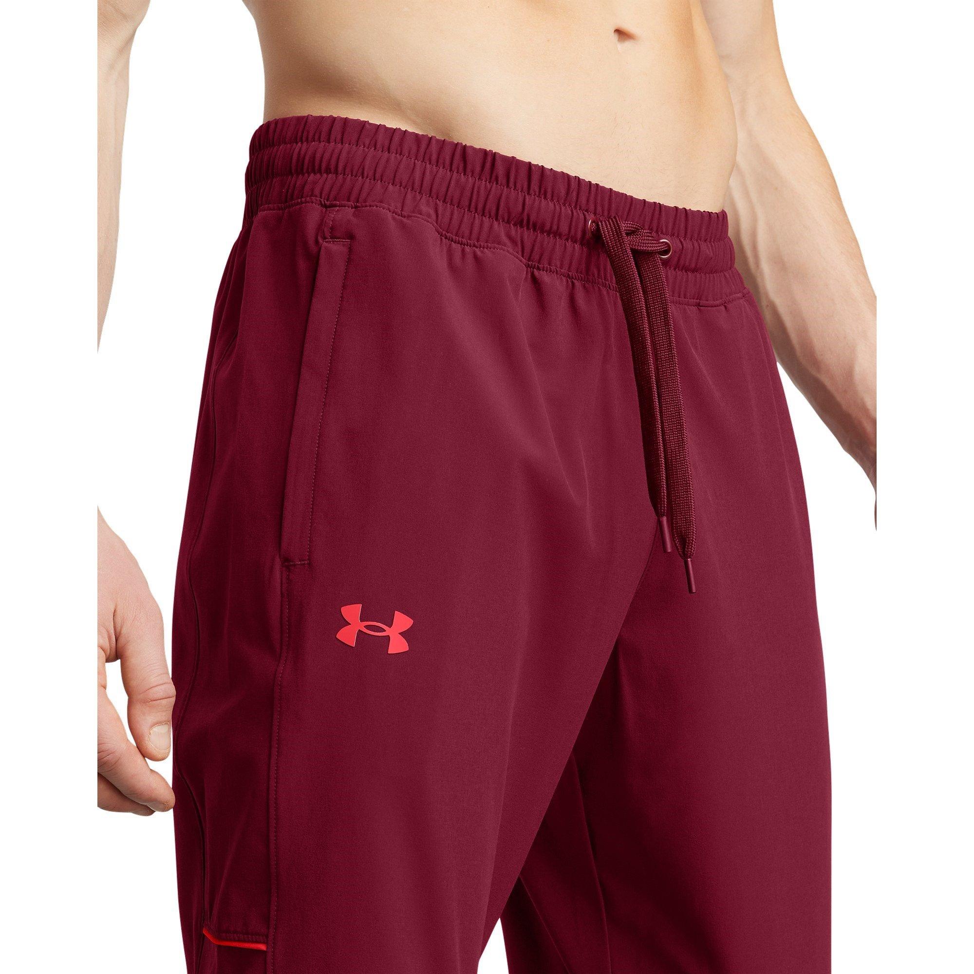 Red - Under Armour - Armour Ua Baseline Woven Pant Tracksuit Bottom Mens - 5
