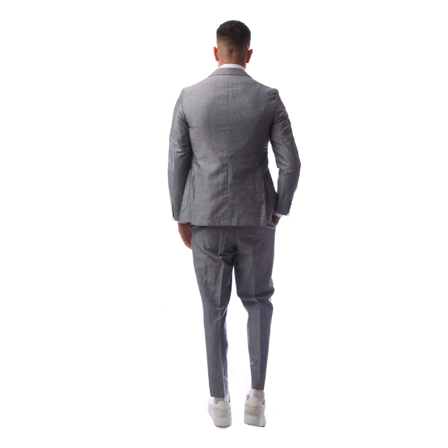 Navy - Boss - Men's Suit - 2