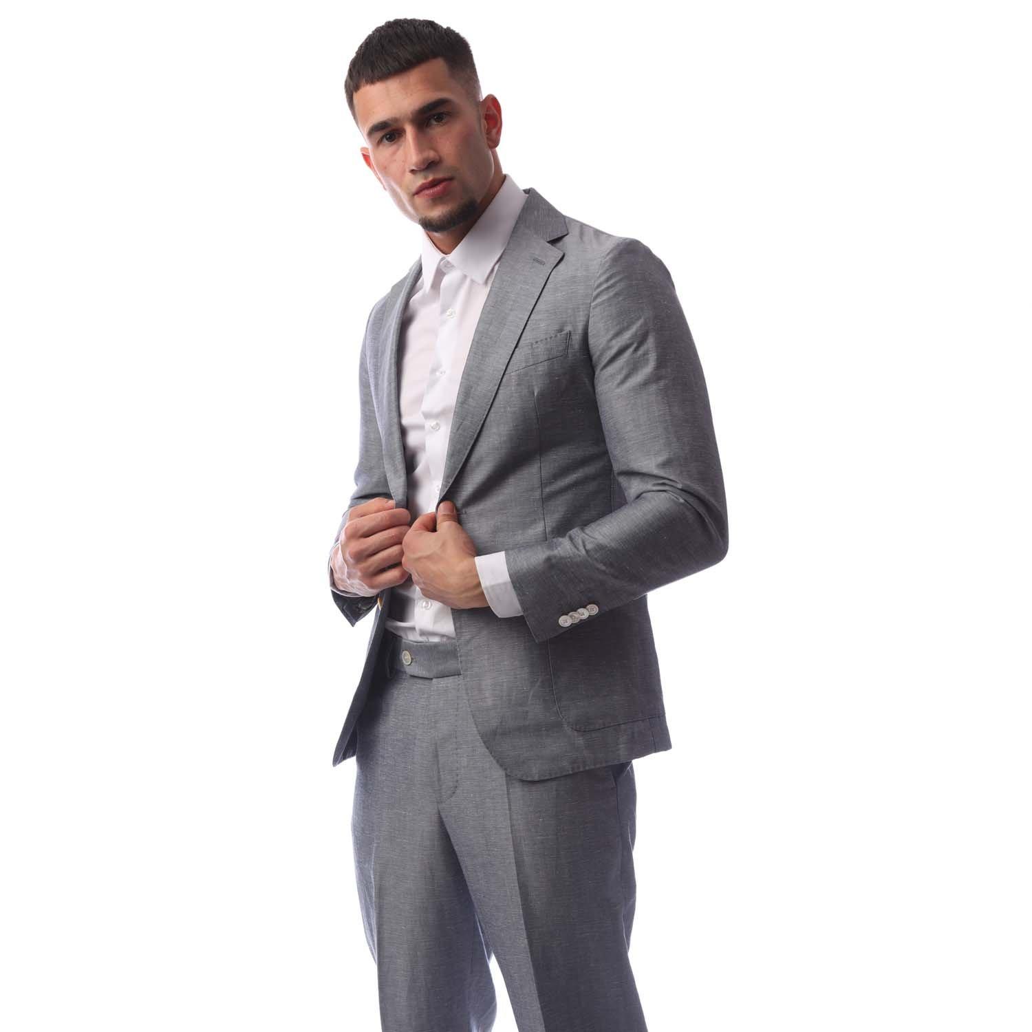 Navy - Boss - Men's Suit - 3