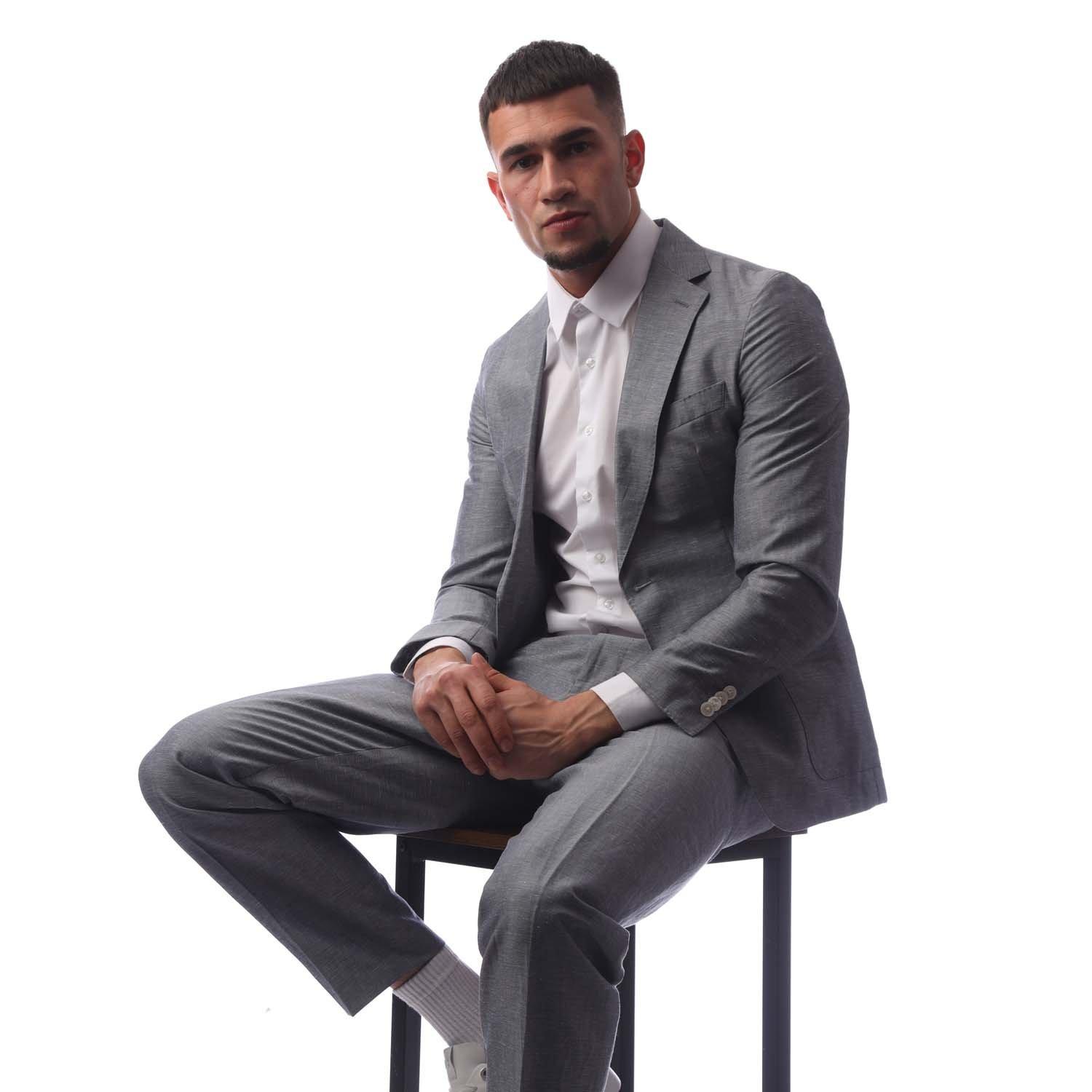 Navy - Boss - Men's Suit - 4