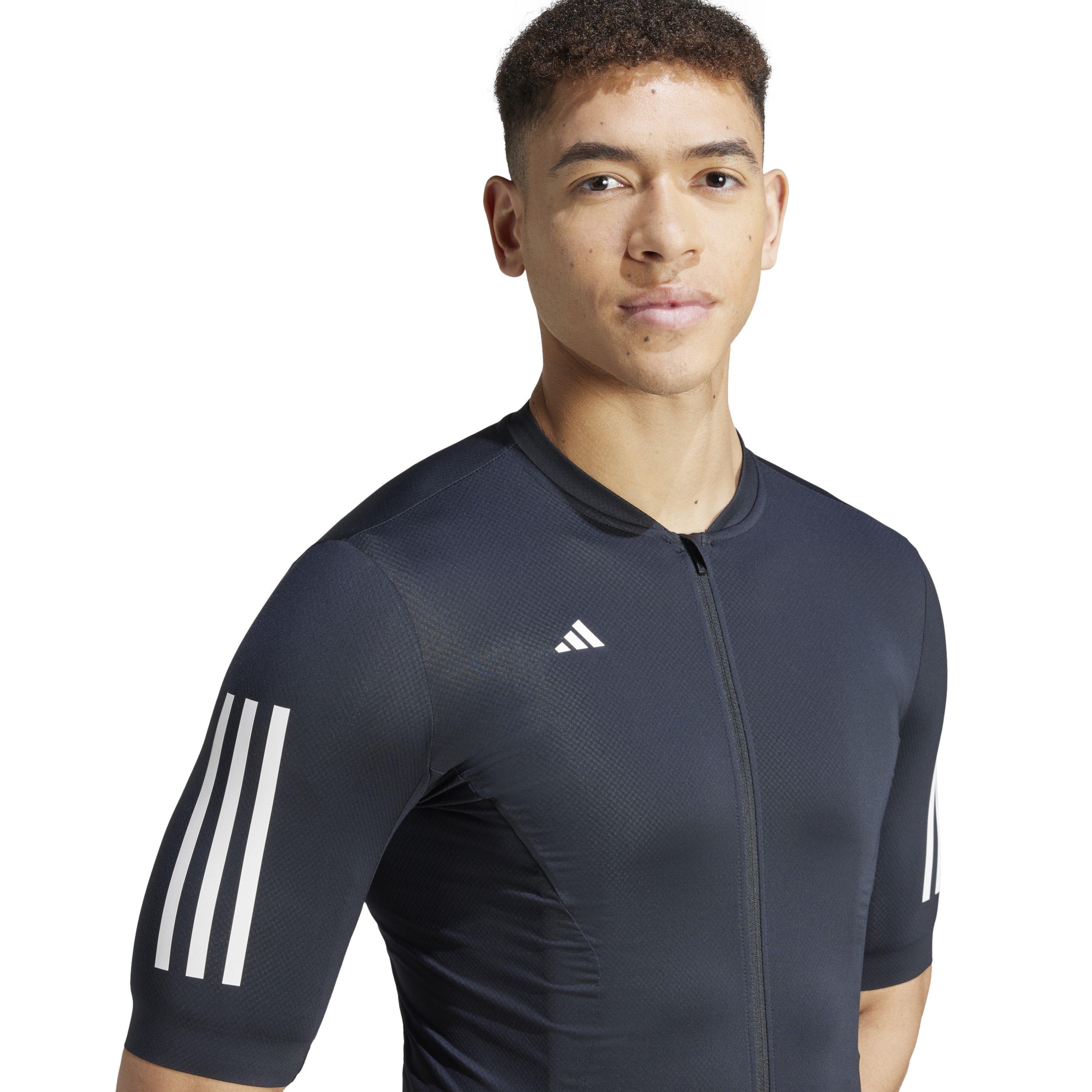 Preto - adidas - Temp Jsy M Cycling Jersey Mens - 4