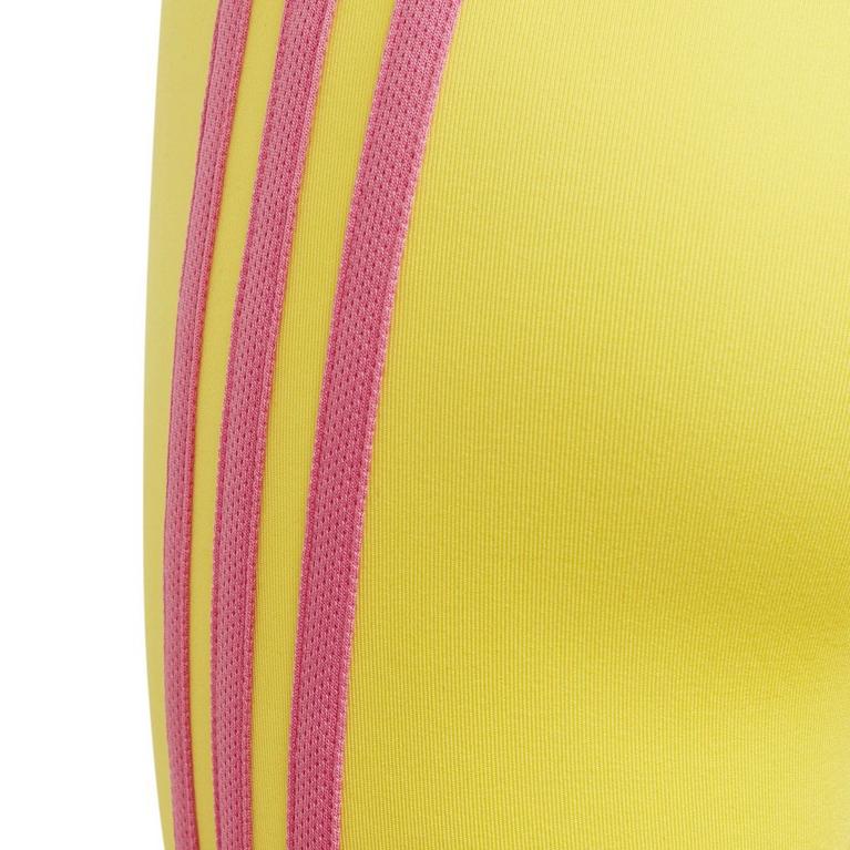Jaune - adidas - Ashly-motif drawstring-waist swim shorts - 5