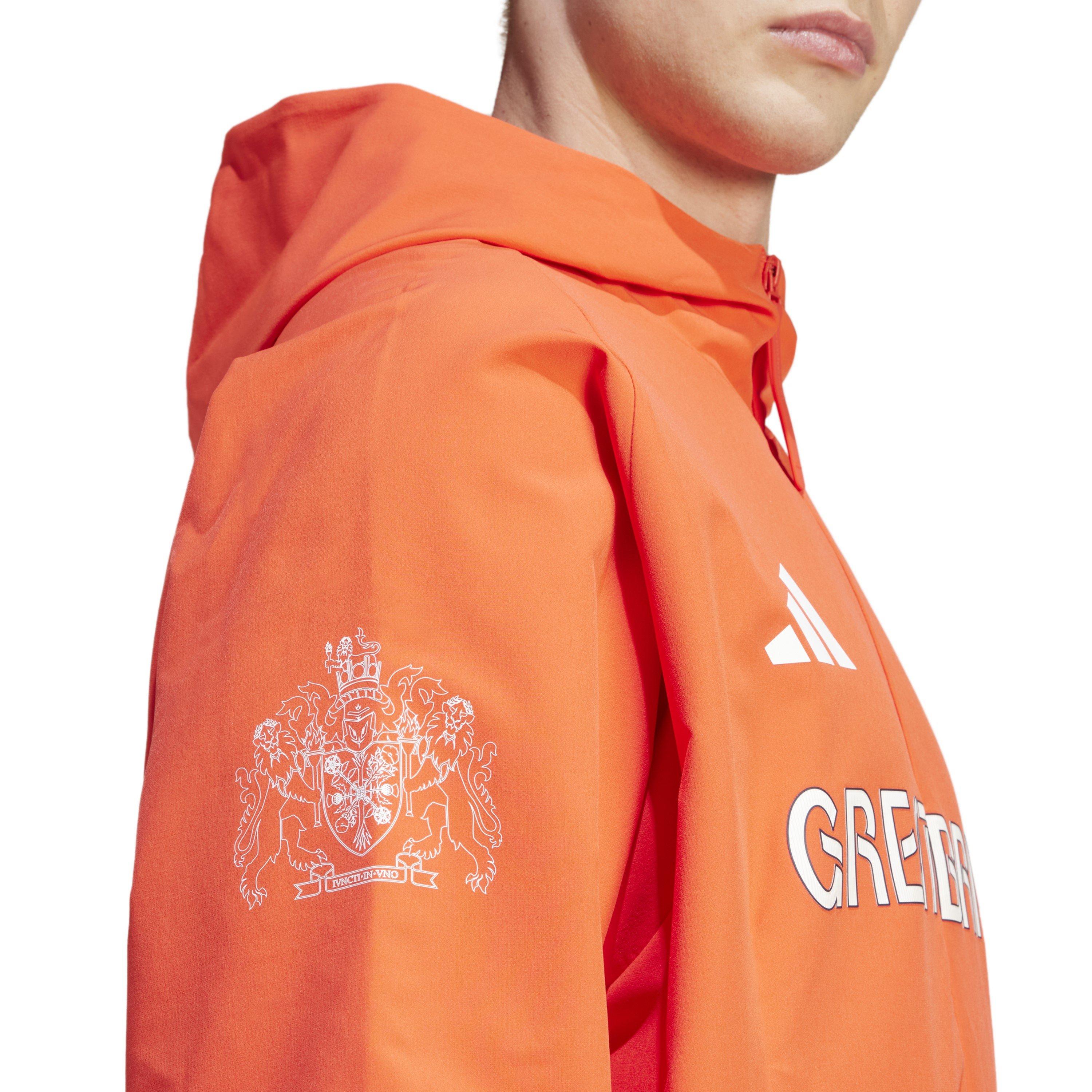 Rojo - adidas - Z.N.E. Pro Full Zip Performance Tracksuit Top - 5
