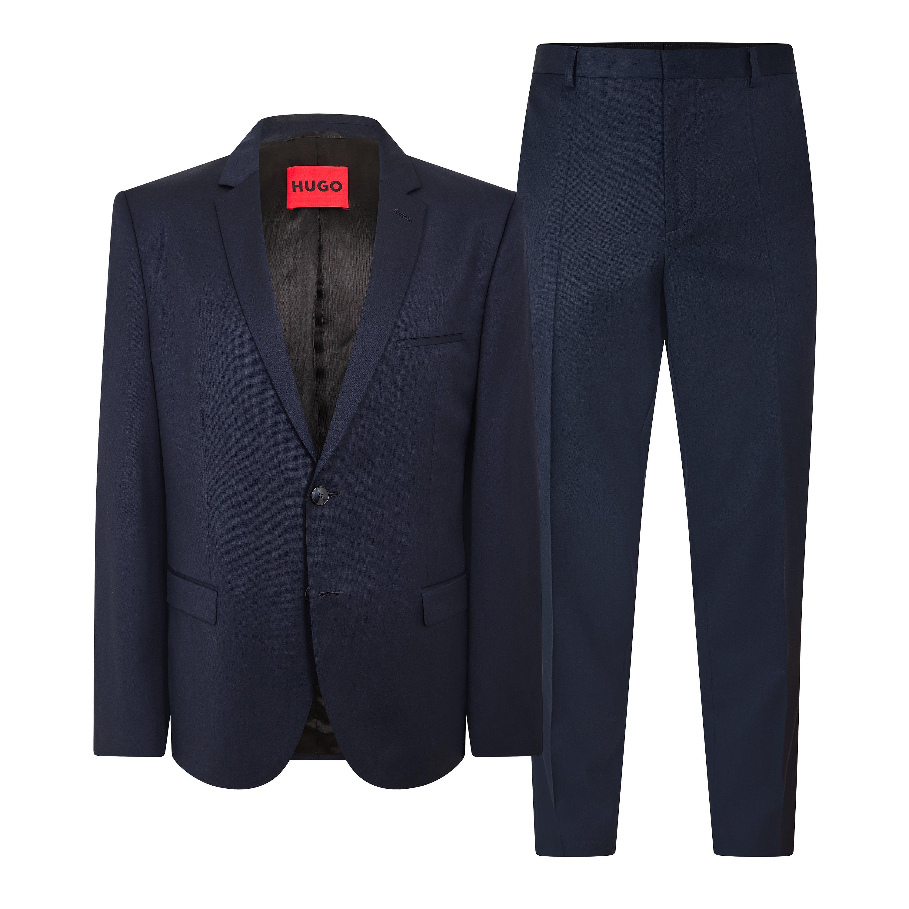 Hugo Men's Arti/Hesten212 Suit - Dark Blue - Size 34 (44)