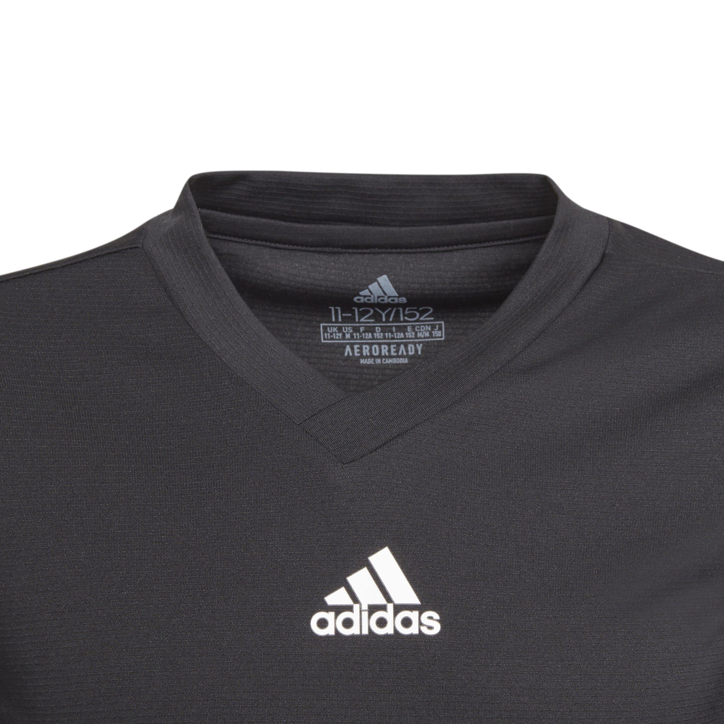 Noir - adidas - Team Base Tee Juniors - 5