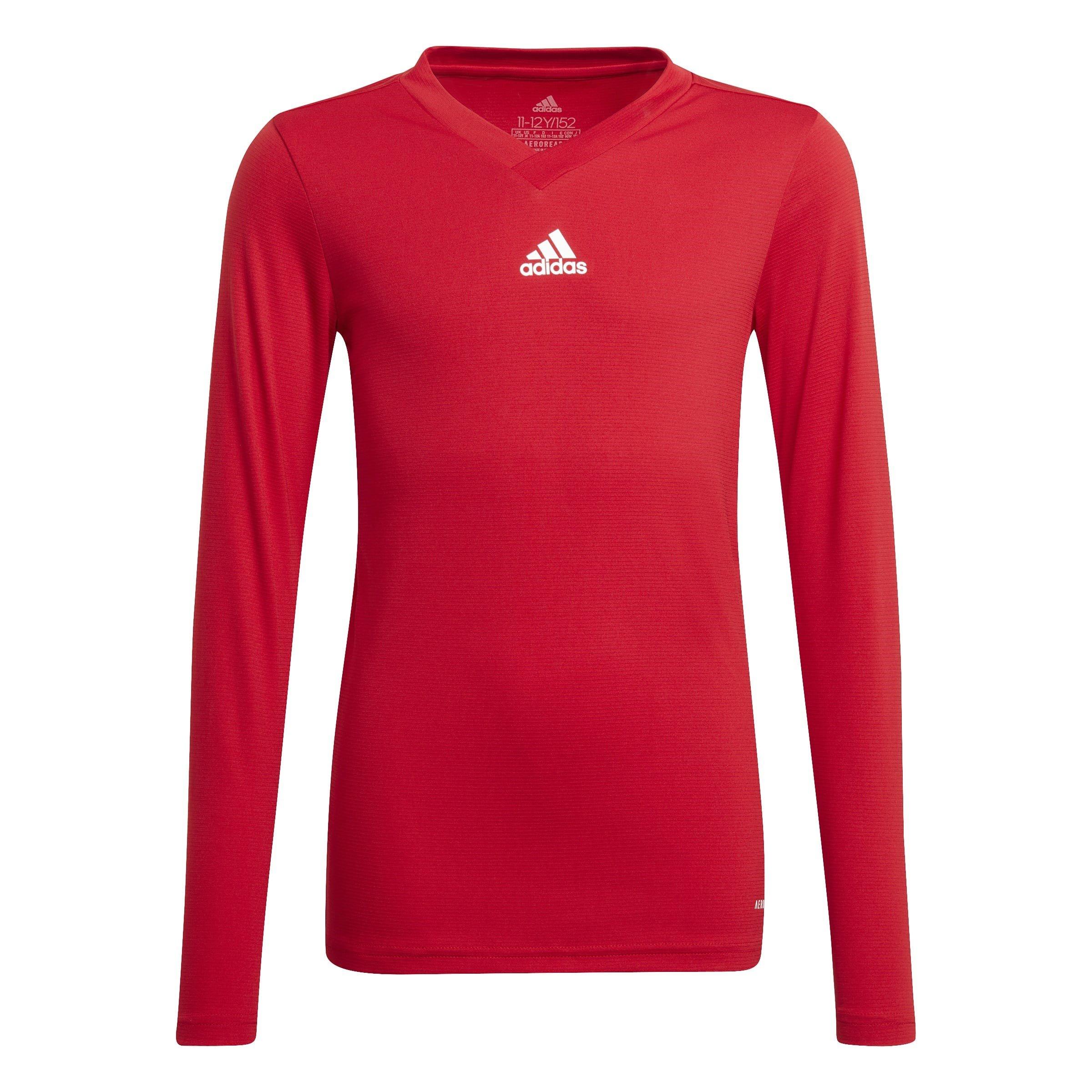 Adidas Boys Team Base Tee Juniors - Team Power Red - 9-10 Years