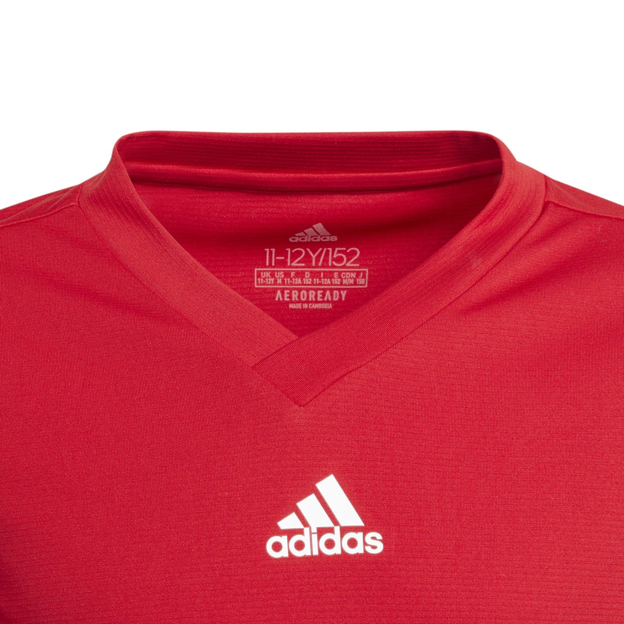 Team Power Rot - adidas - Team Base Tee Juniors - 5