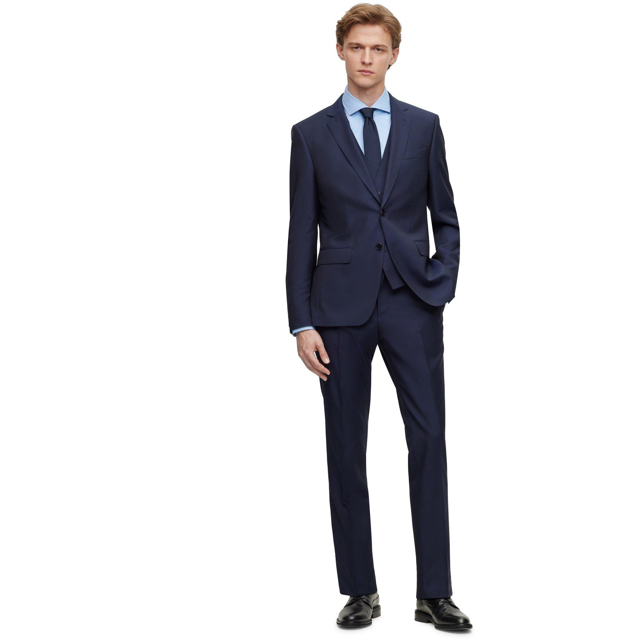 Boss Men's H Huge Suit - Blue - 46 (56)
