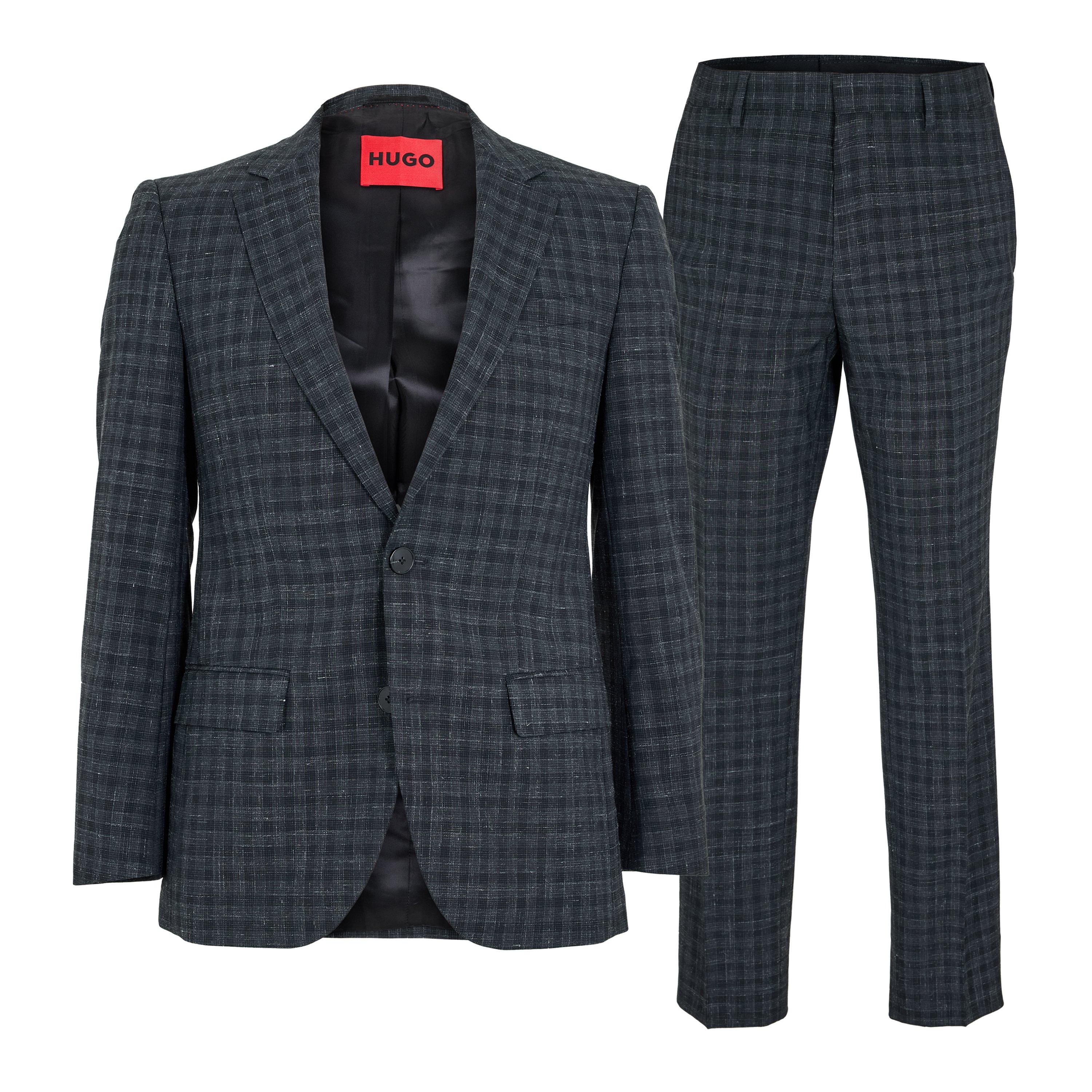 Black - Hugo - Men's Henry/Getlin Tailored Fit Suit - 1