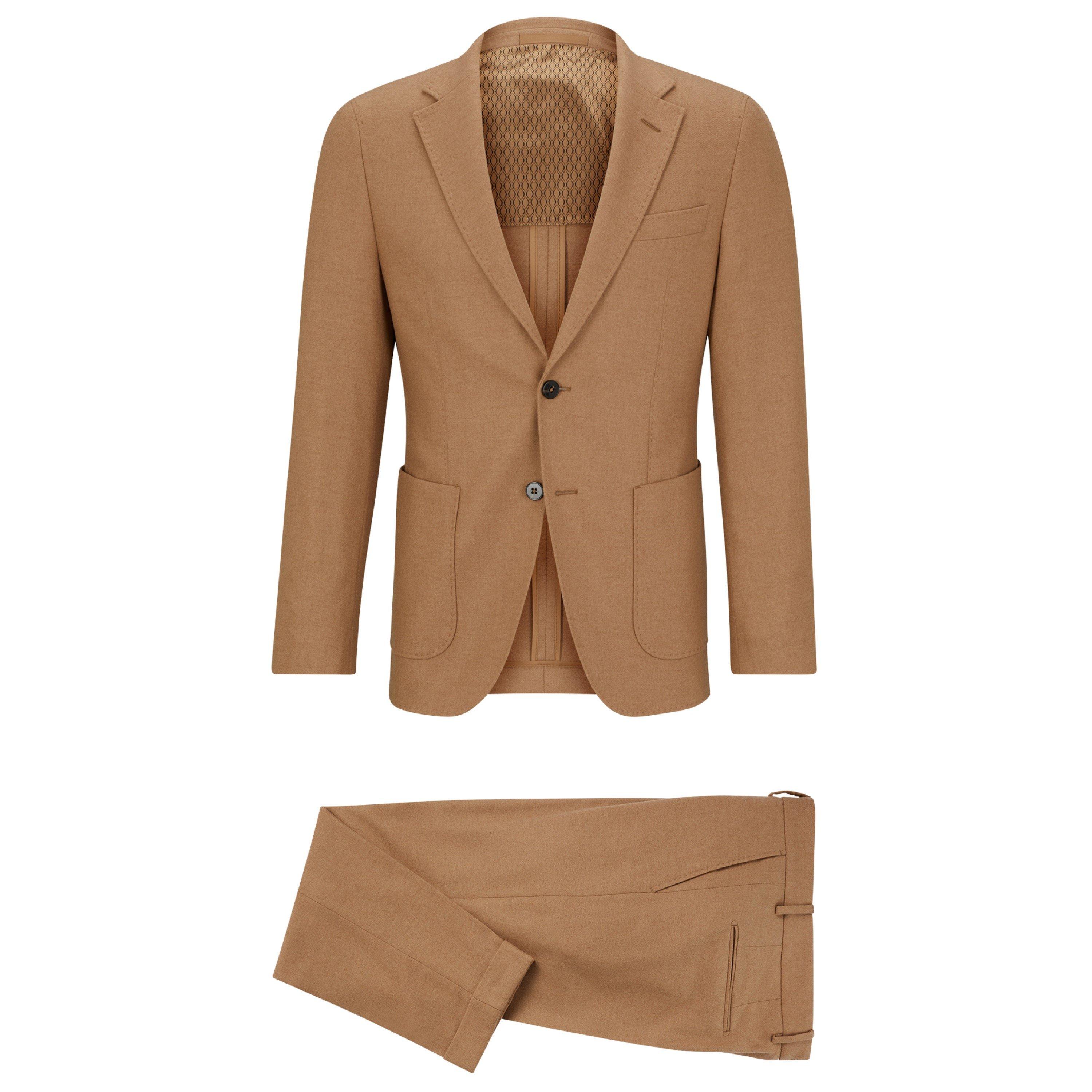 Beige - Boss - Men's Heston Suit - 4