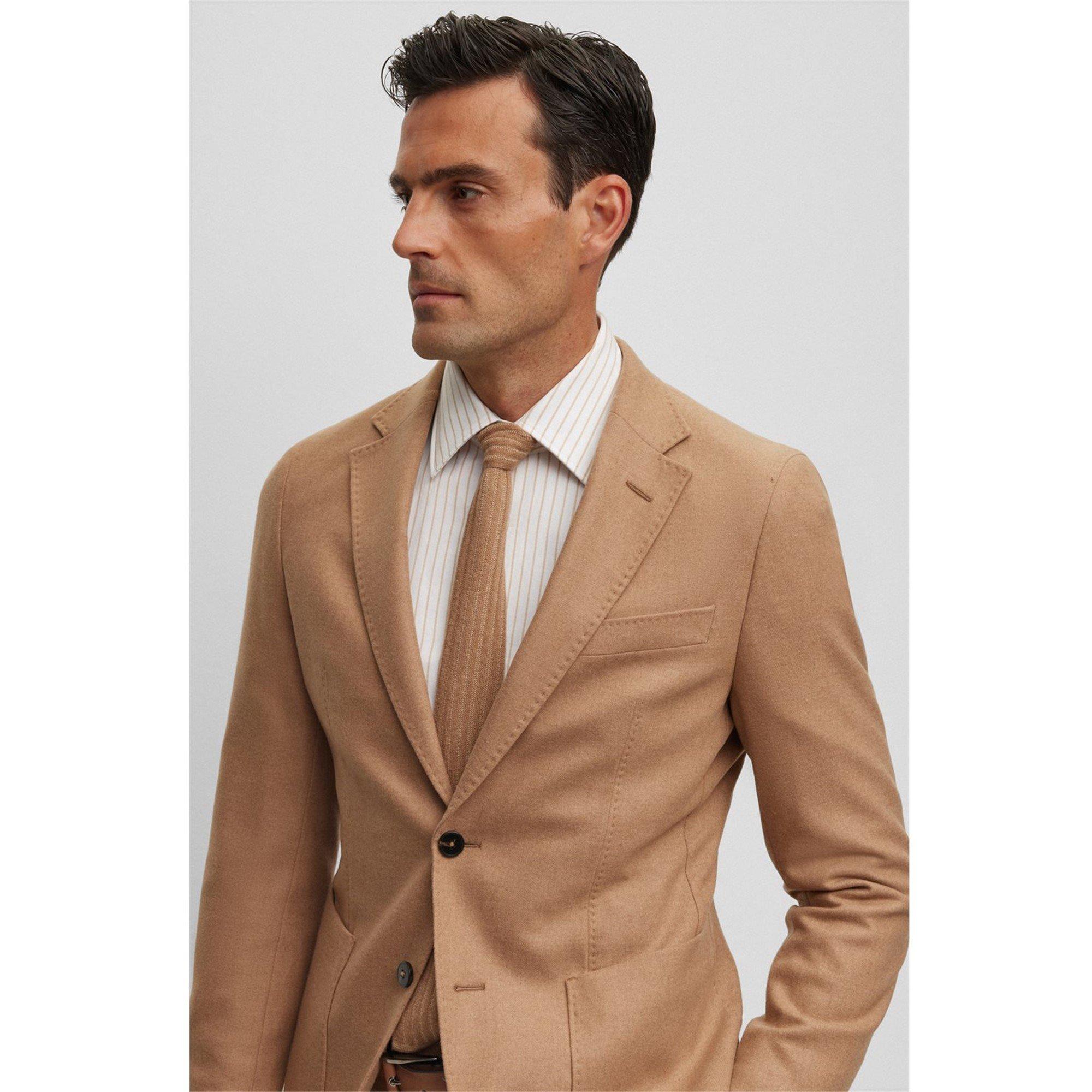 Beige - Boss - Men's Heston Suit - 5