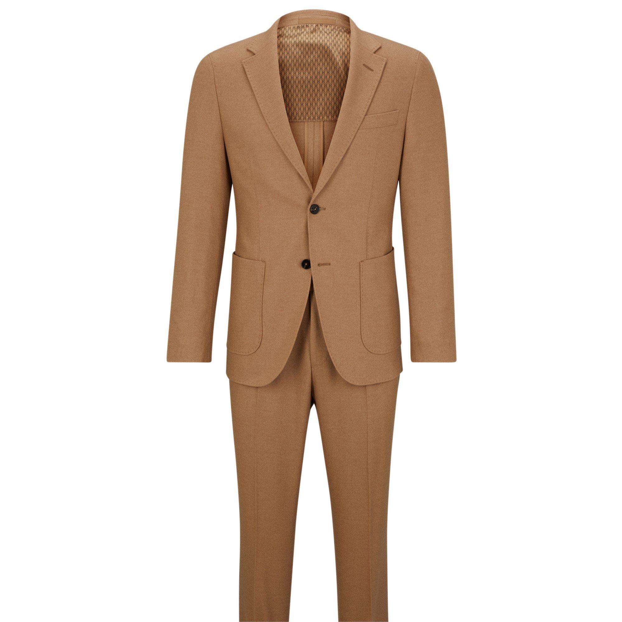 Beige - Boss - Men's Heston Suit - 6