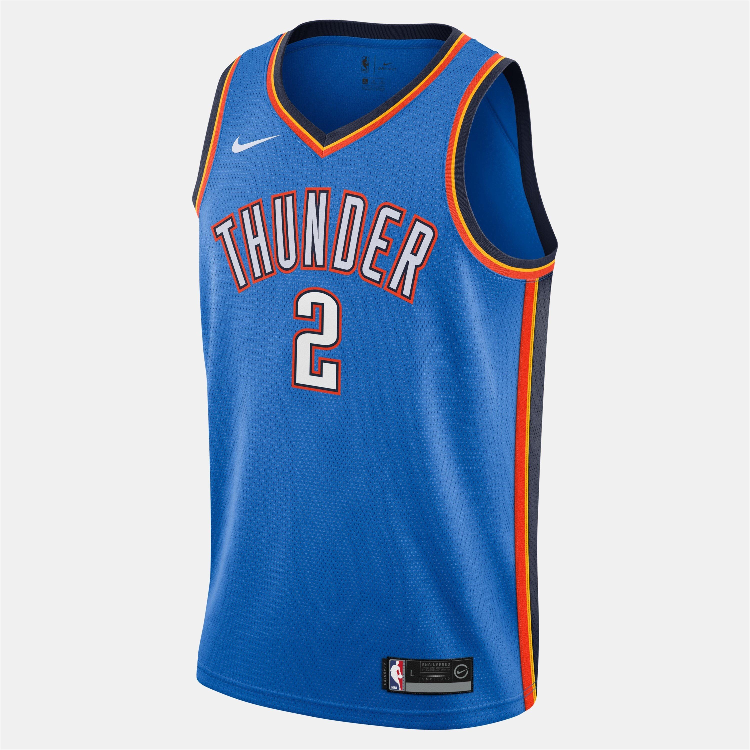Signal Blue - Nike - Oklahoma City Thunder Jersey 25/26 Kids - 1