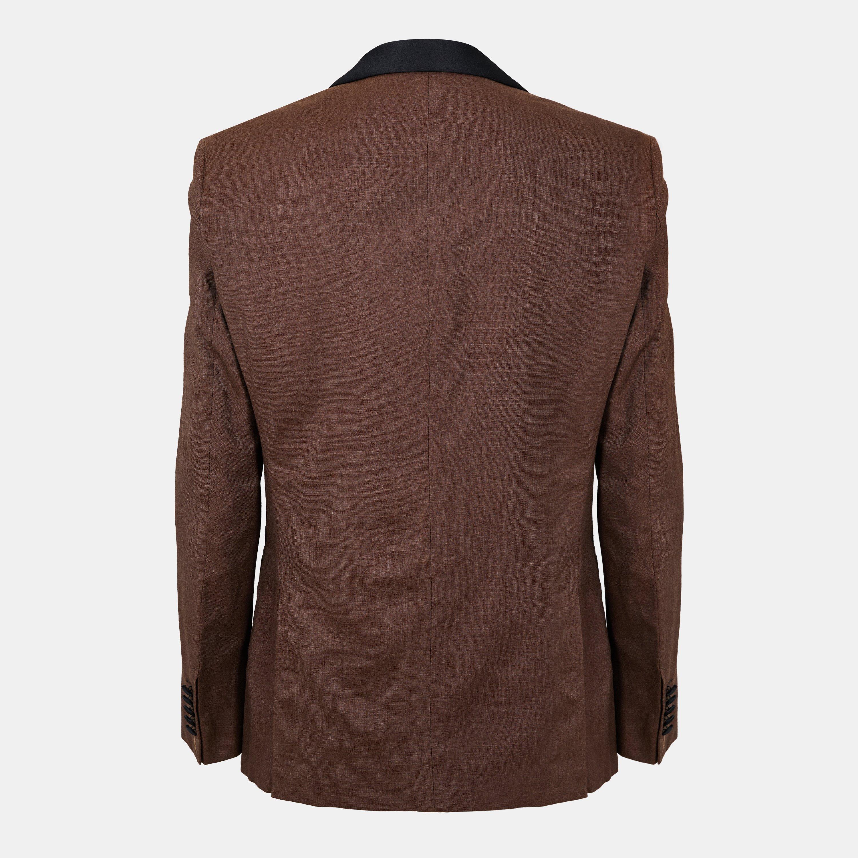 Beige - Boss - Men's Harvers Tuxedo Suit - 2