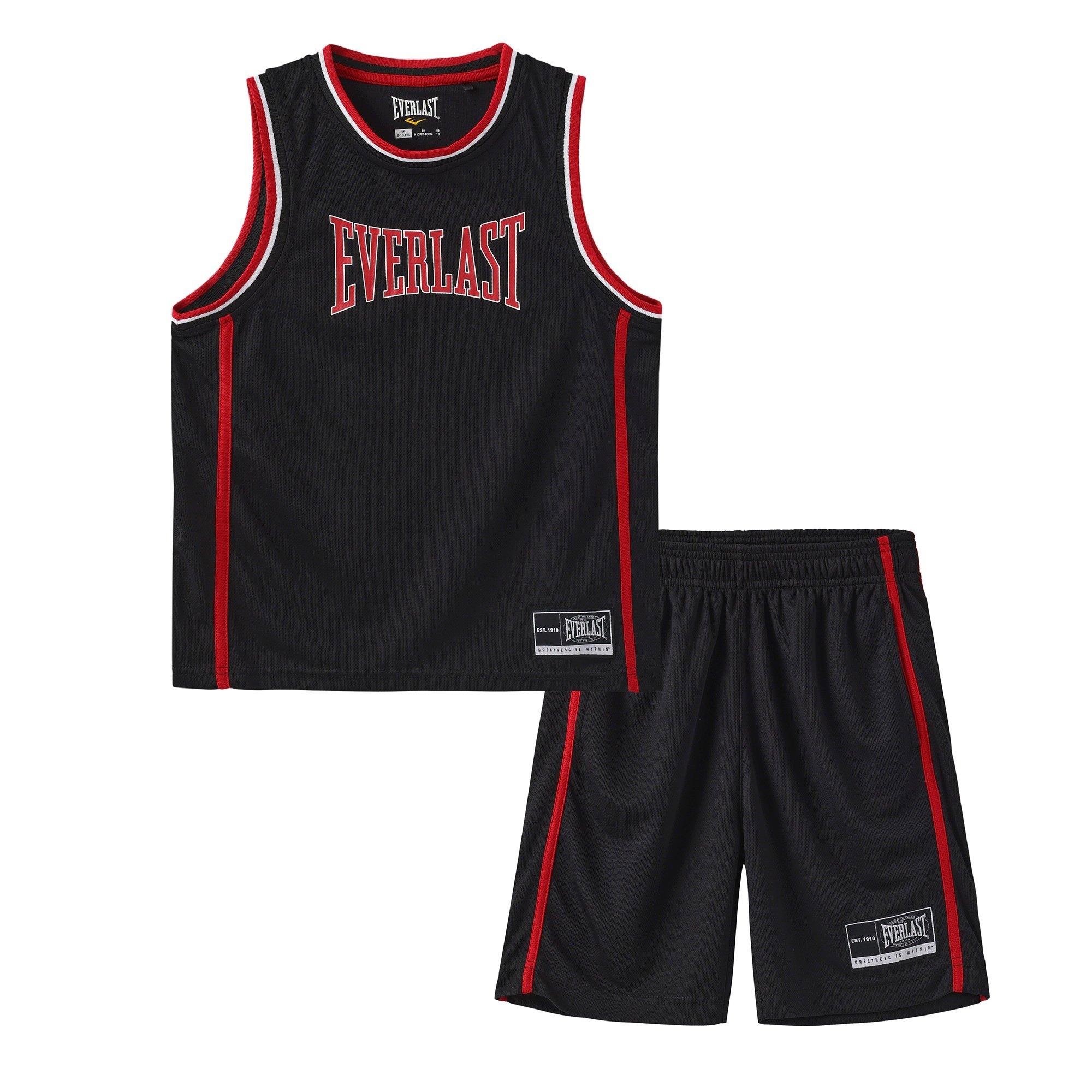Everlast Boys Basketball Set Junior - Black/Red - 13 Years