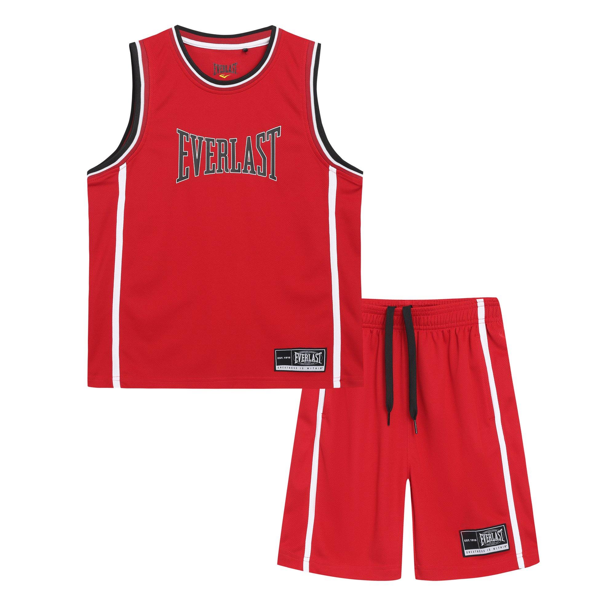 Everlast Boys Basketball Set Junior - Red/Black - 13 Years