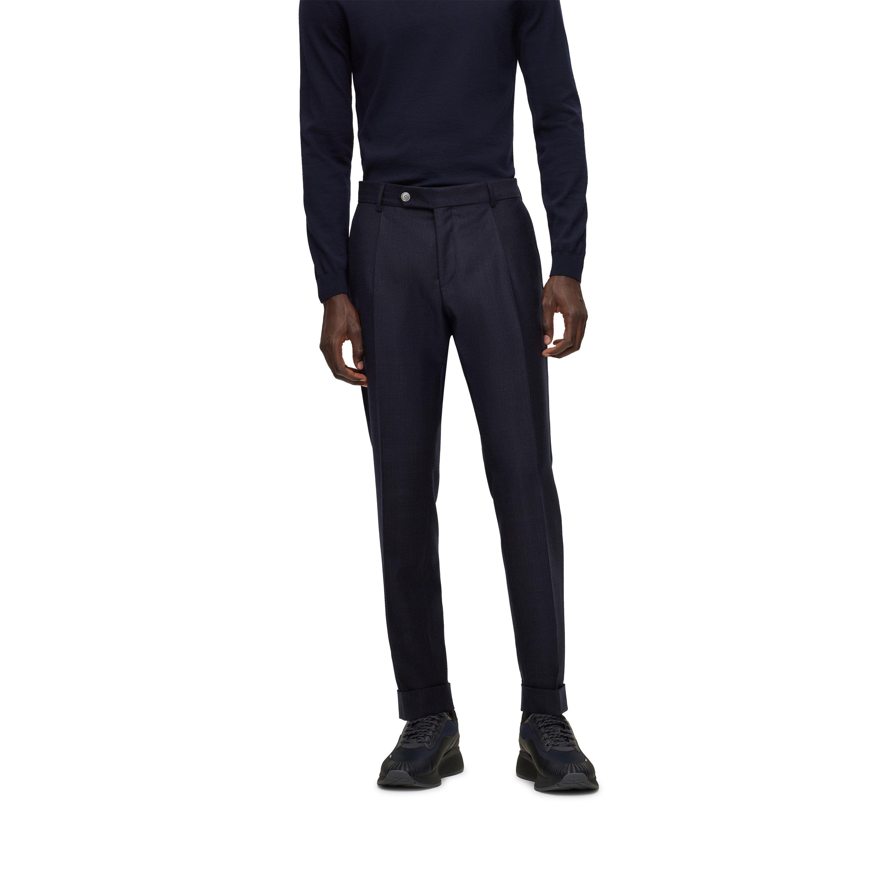 Blue - Boss - Men's C Huge Peak Suits - 3