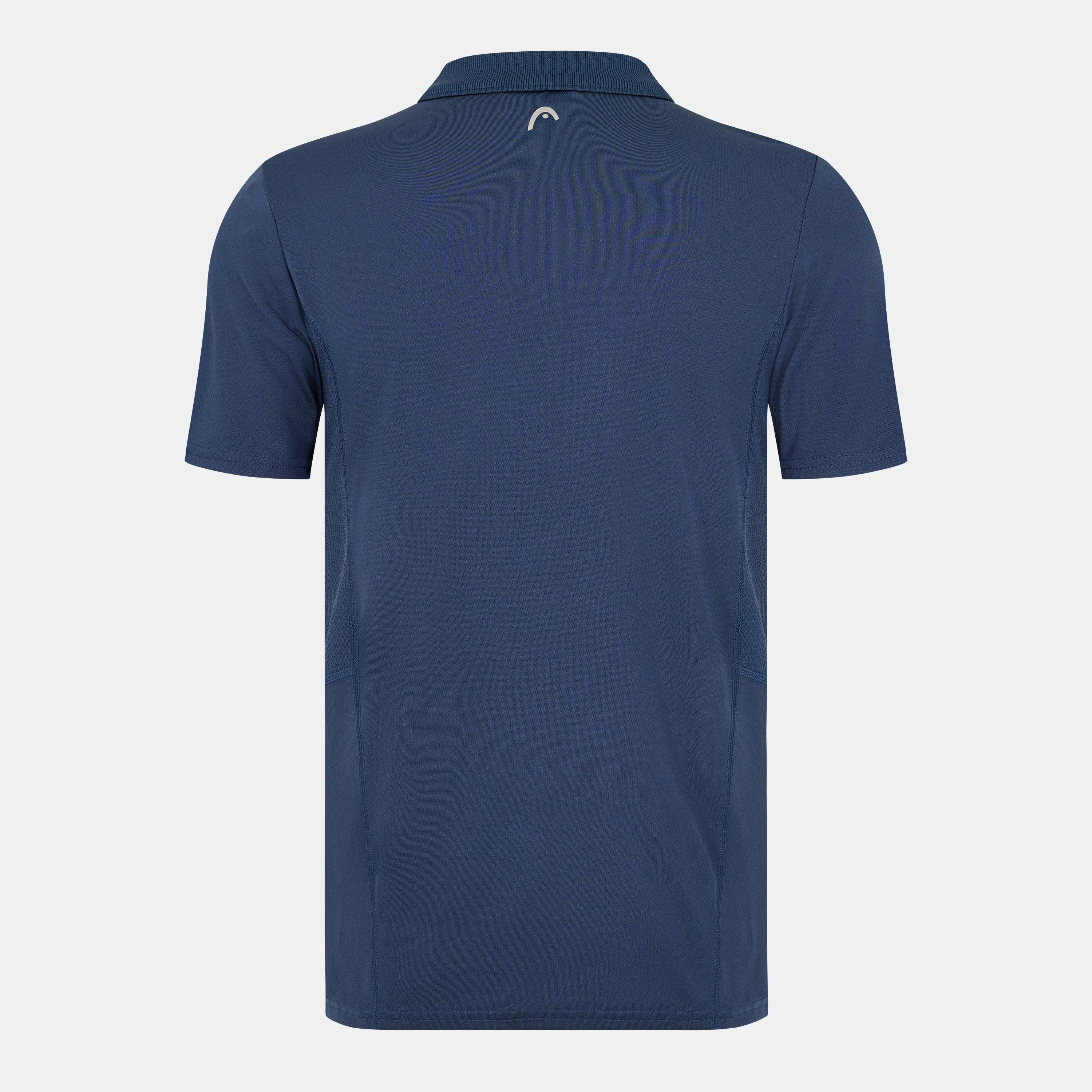 Blue - HEAD - Club Tech Polo Shirt Mens - 2