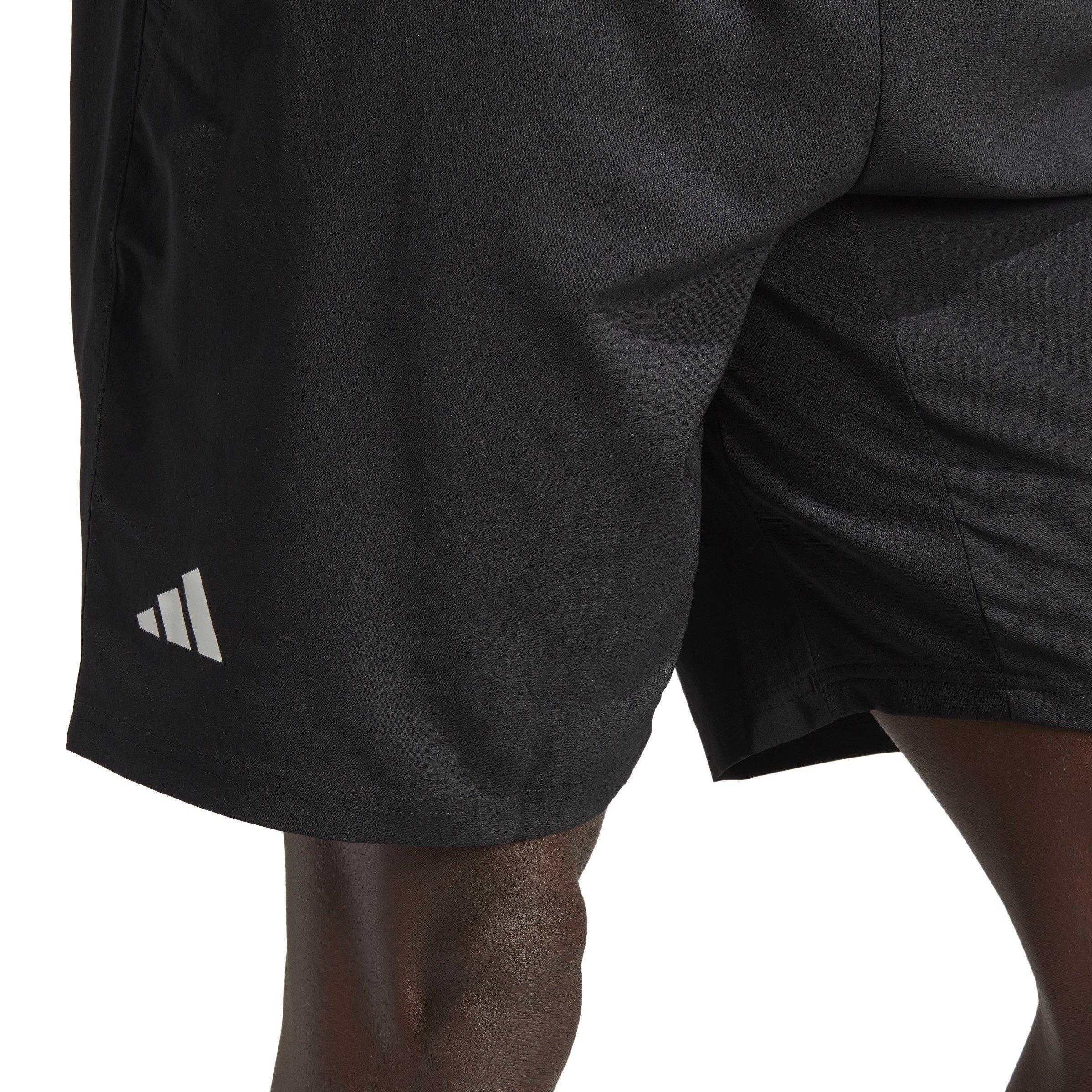 Schwarz/Weiß - adidas - Club 3 Stripe Shorts Mens - 6