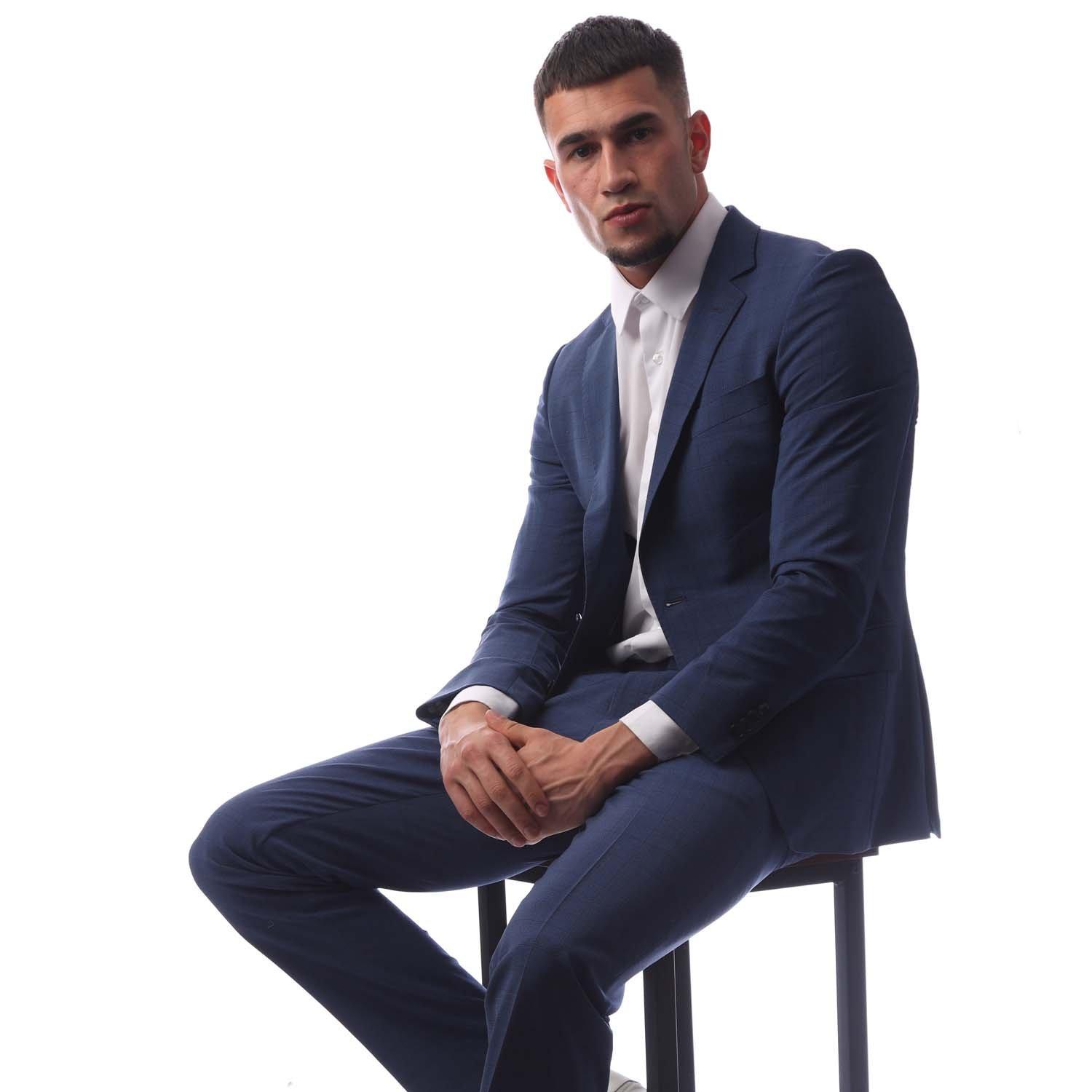 Navy - Boss - Men's Suit - 4