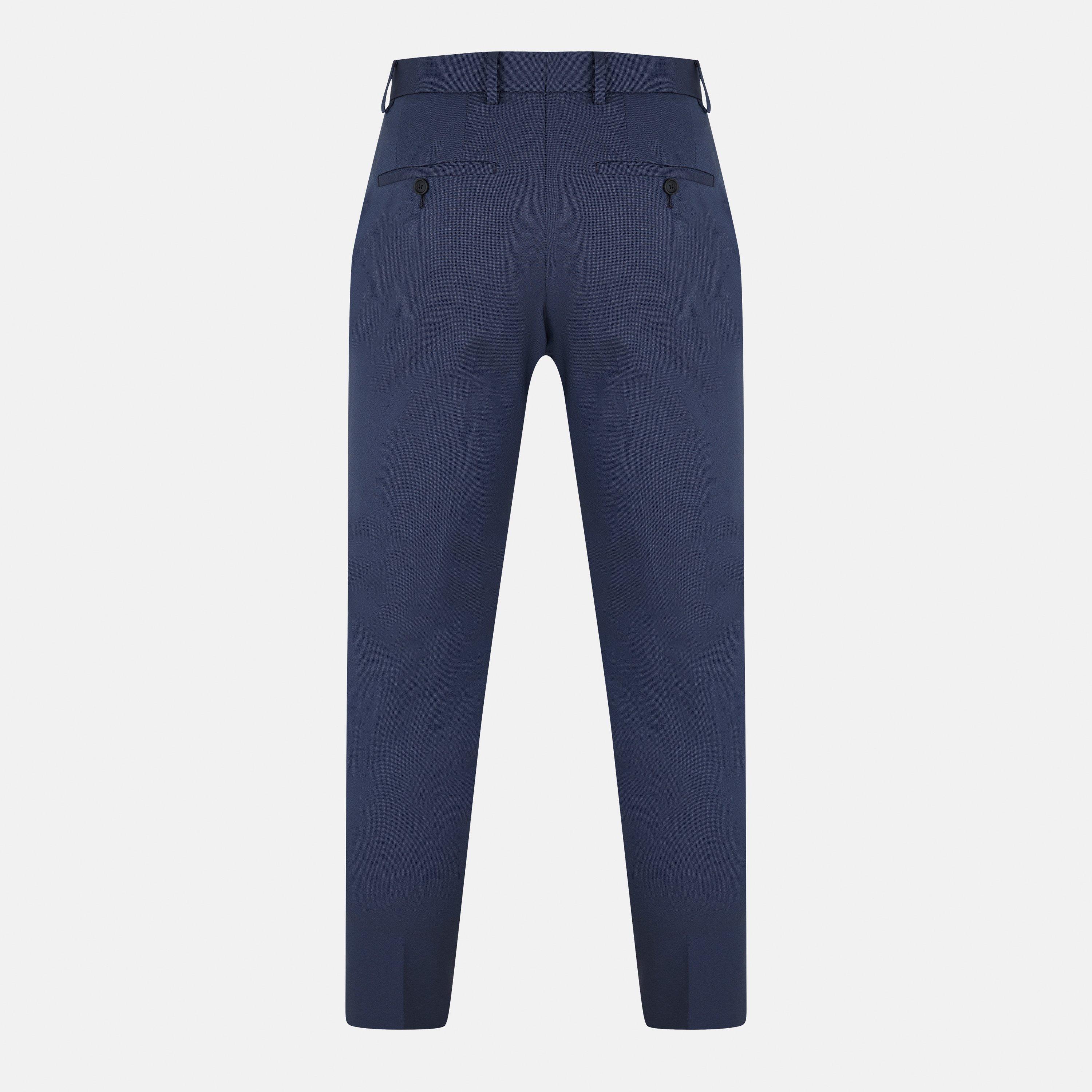 Blue - Boss - Men's Huge Contemporary Multi-Piece Suit - 4