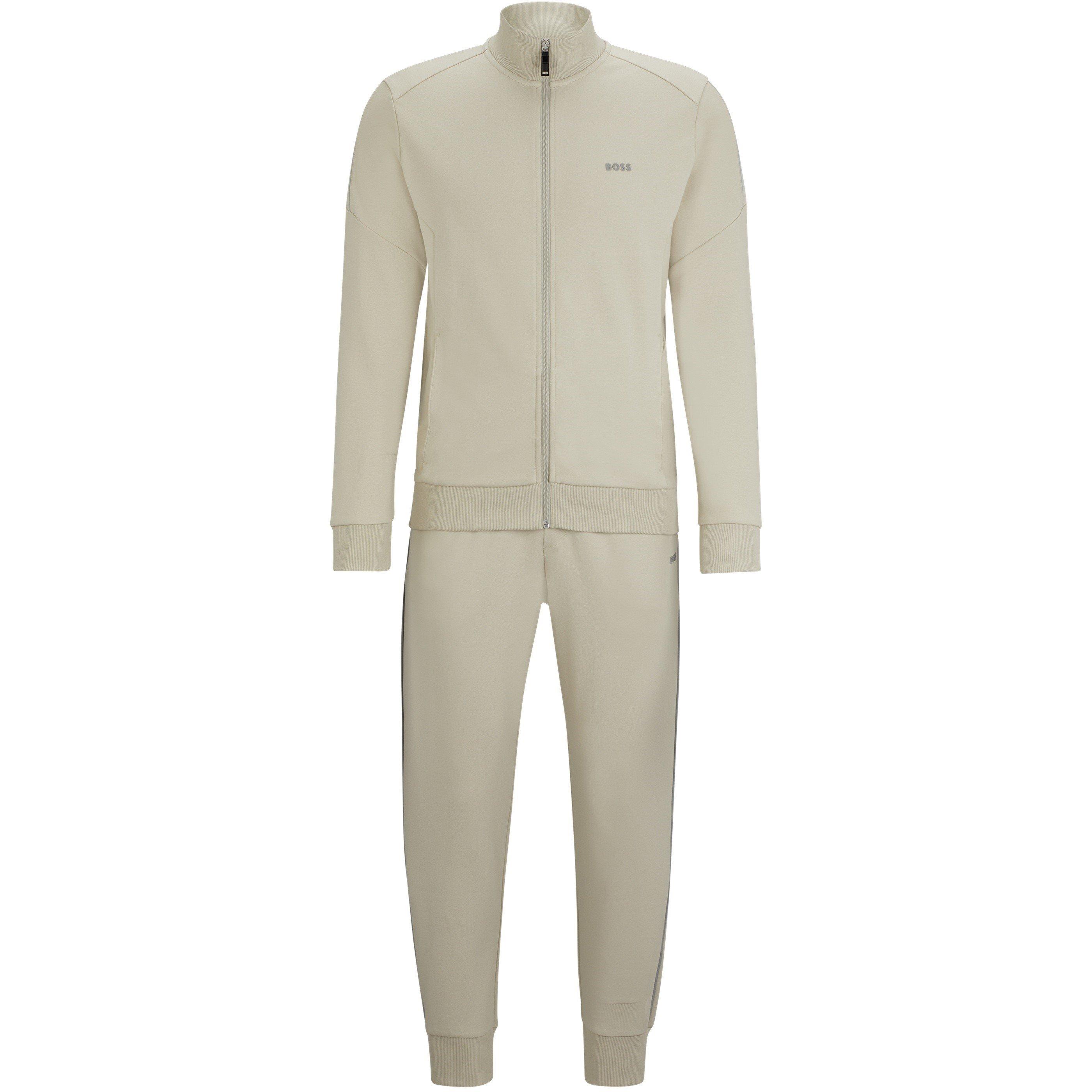 Light Beige - Boss - Boss Tracksuit Set Sn99 - 3