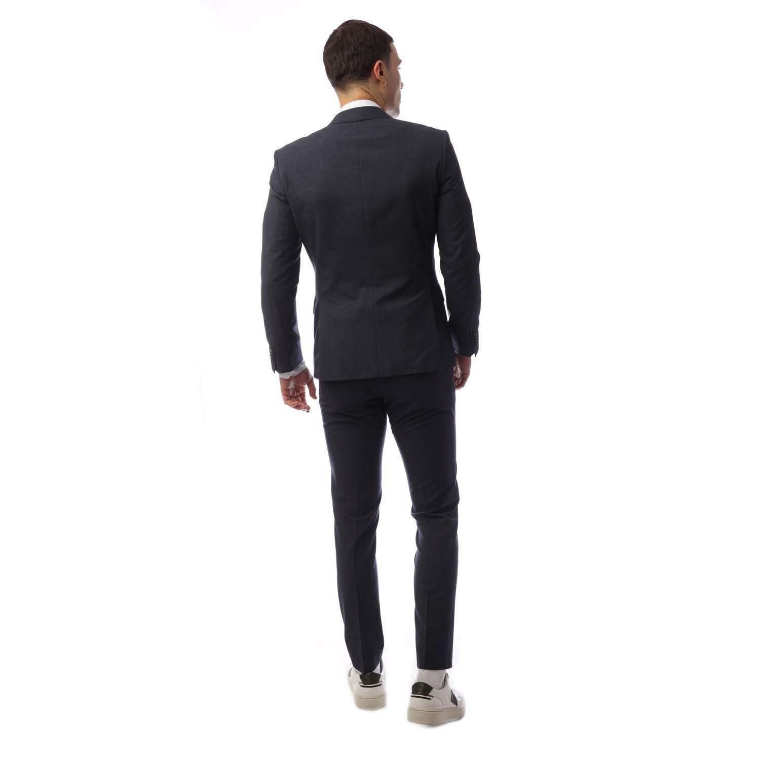 Blue - Boss - Men's Suit - 2