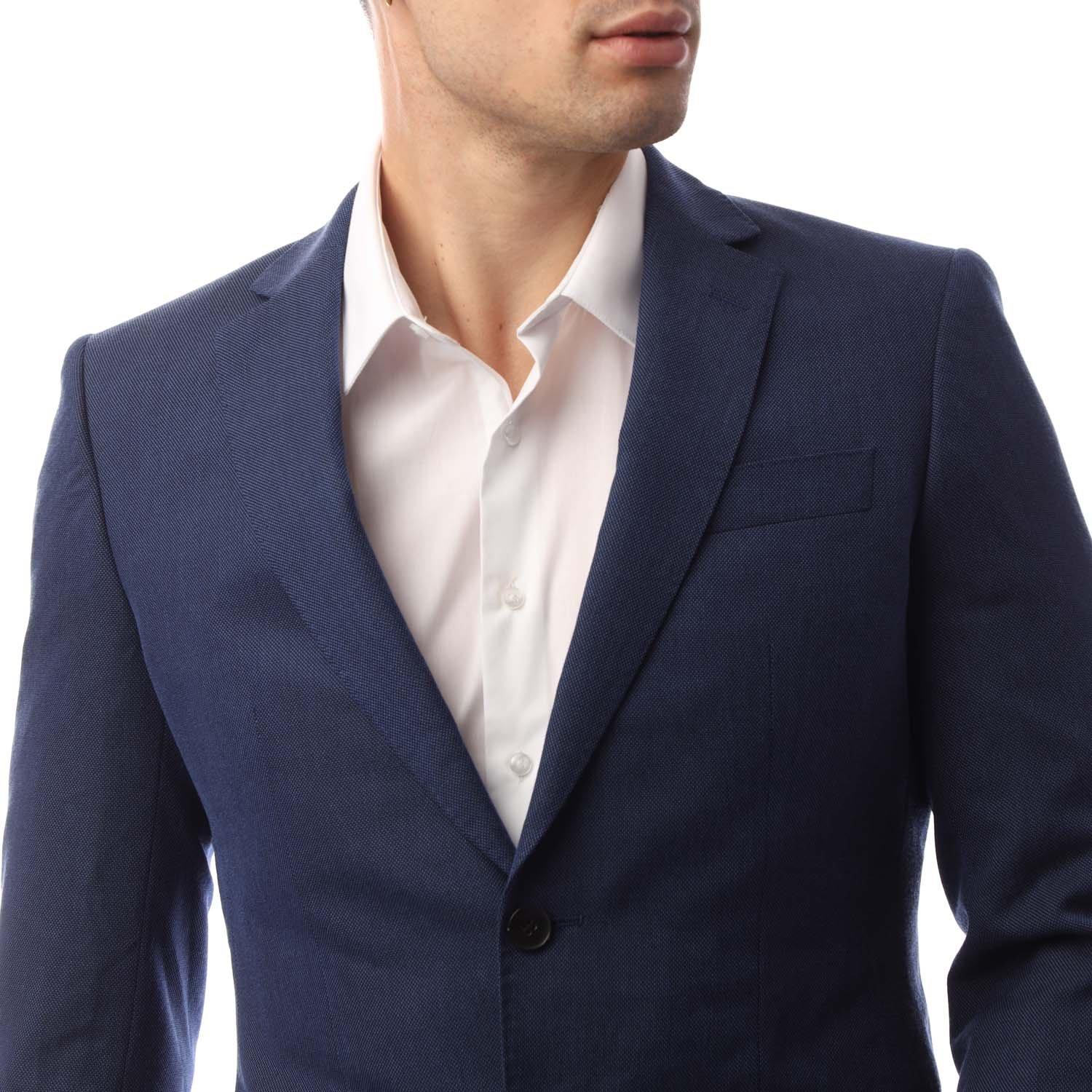 Blue - Boss - Men's Suit - 3